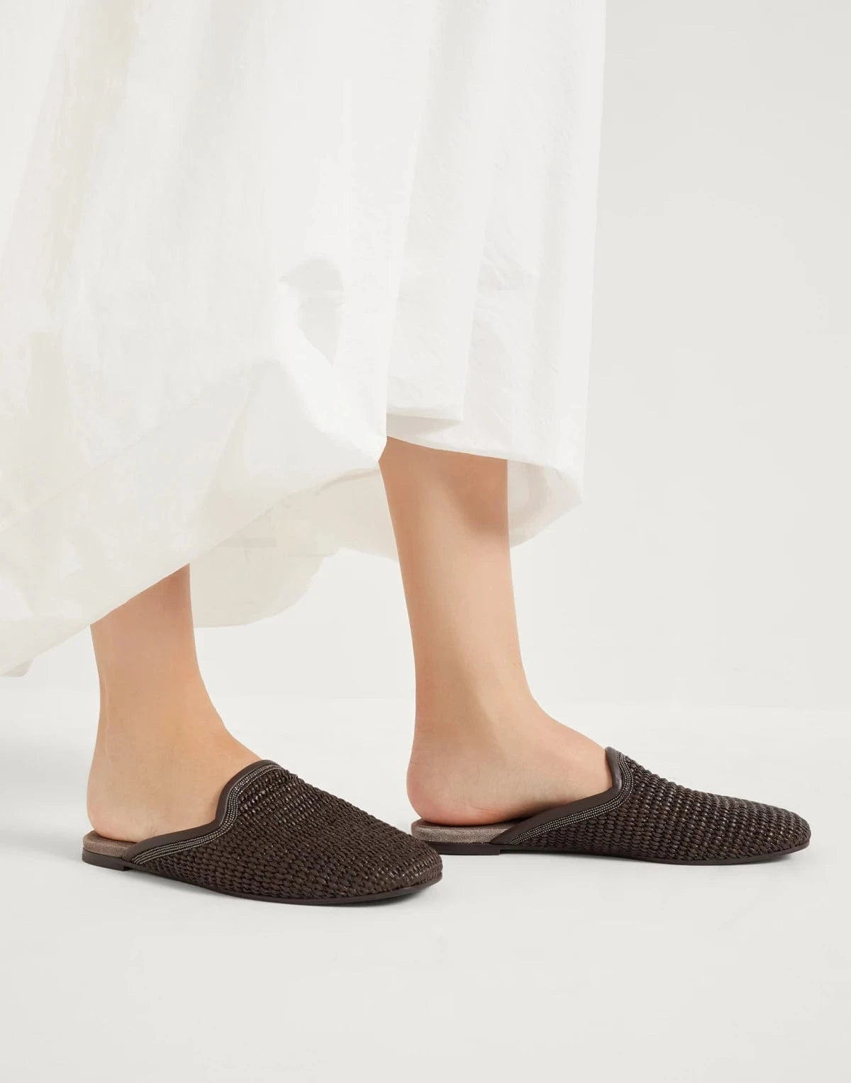 BRUNELLO CUCINELLI フラットシューズ 37½ ブラウン BRUNELLO CUCINELLI フラットシューズ 37½ ブラウン