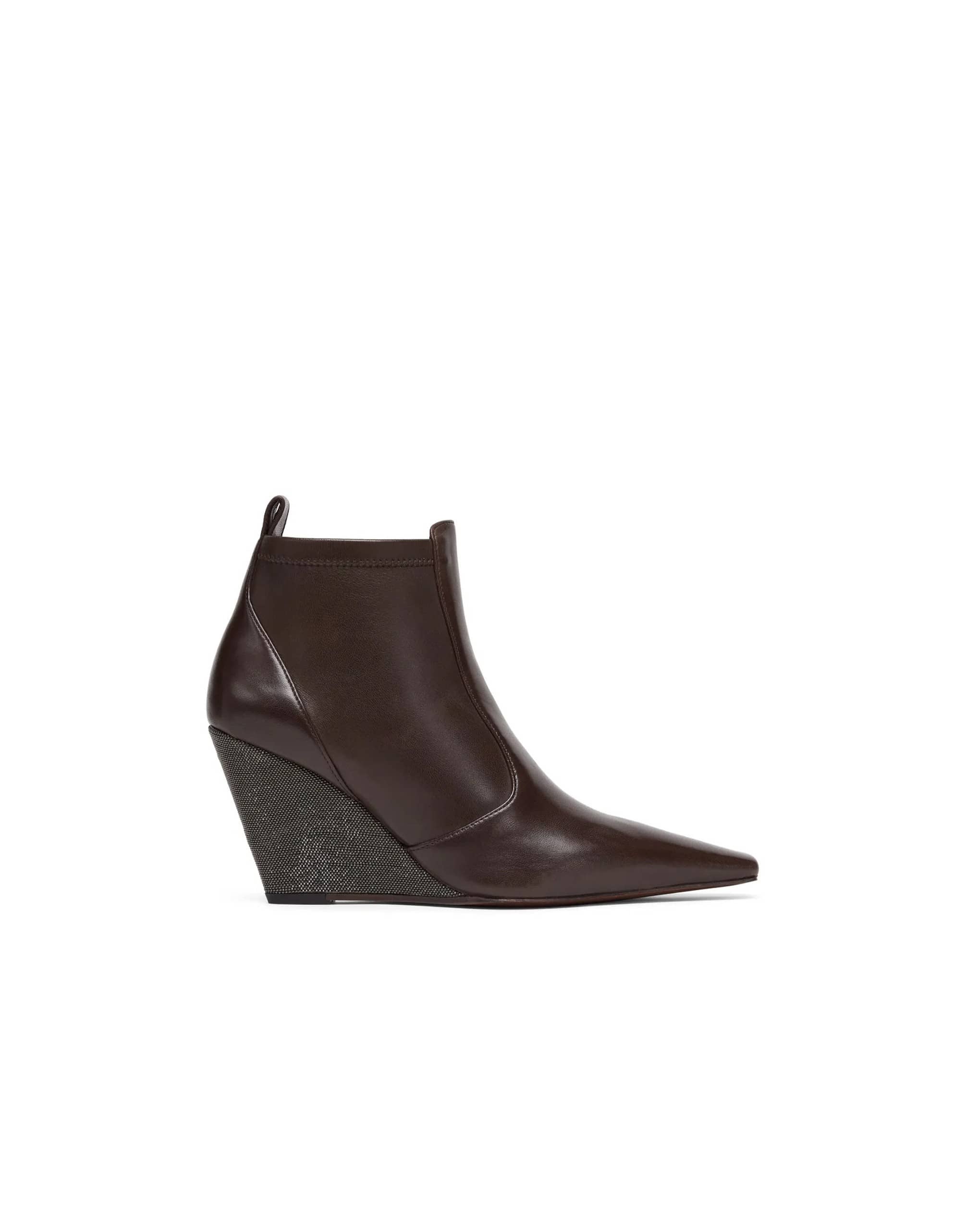 Brunello Cucinelli Brunello Cucinelli Monili Wedge Ankle Boots