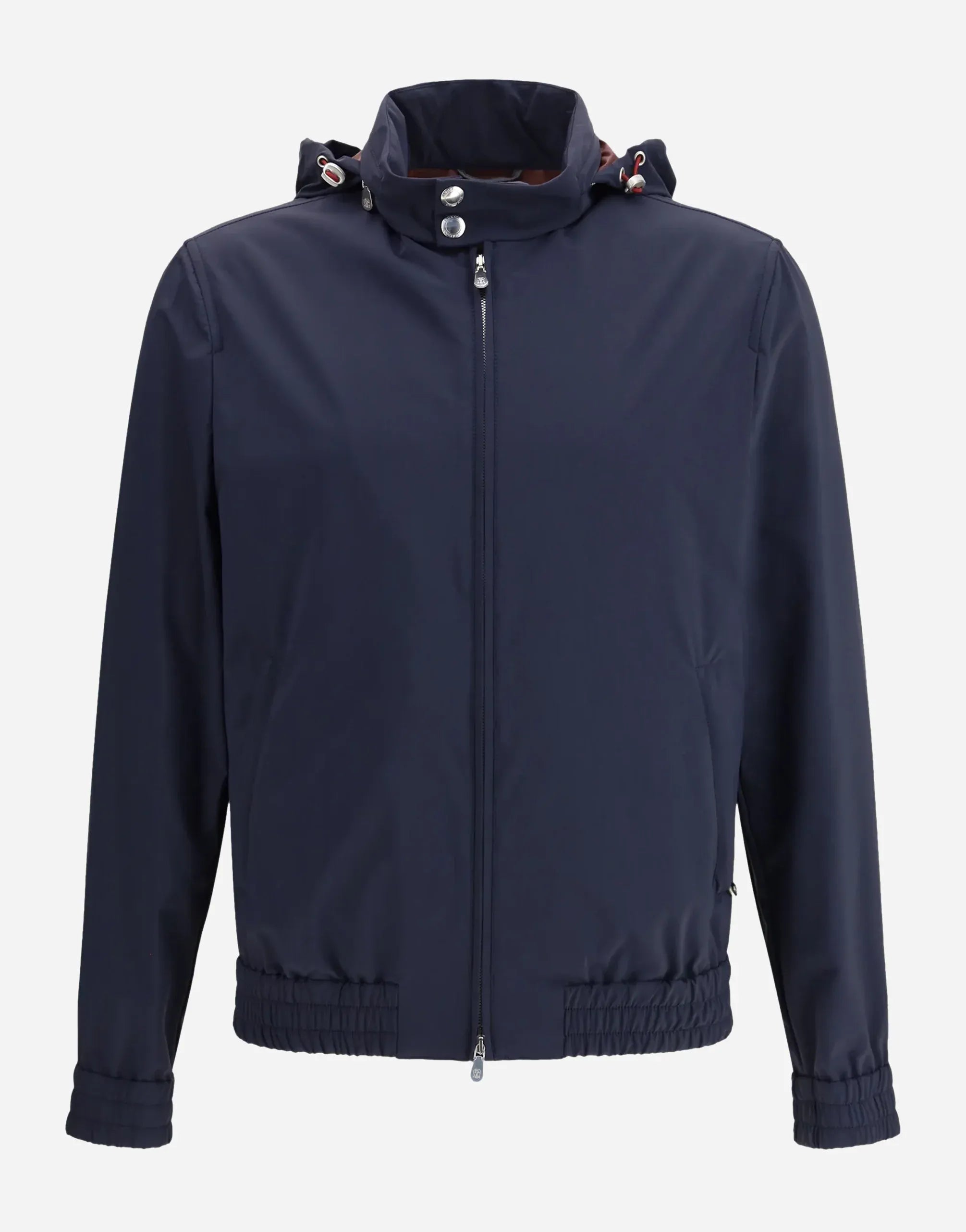 Brunello Cucinelli Navy Blue Bonded Jacket | Sendegaro CH