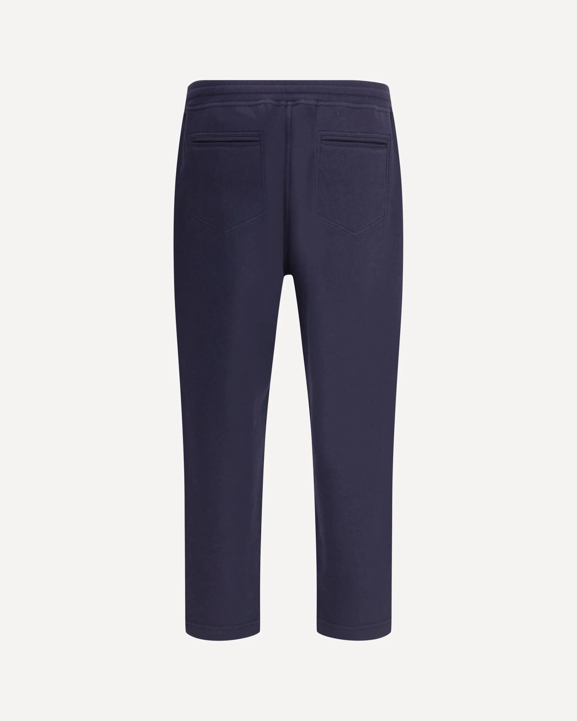 Brunello Cucinelli Navy Blue Techno French Terry Trousers