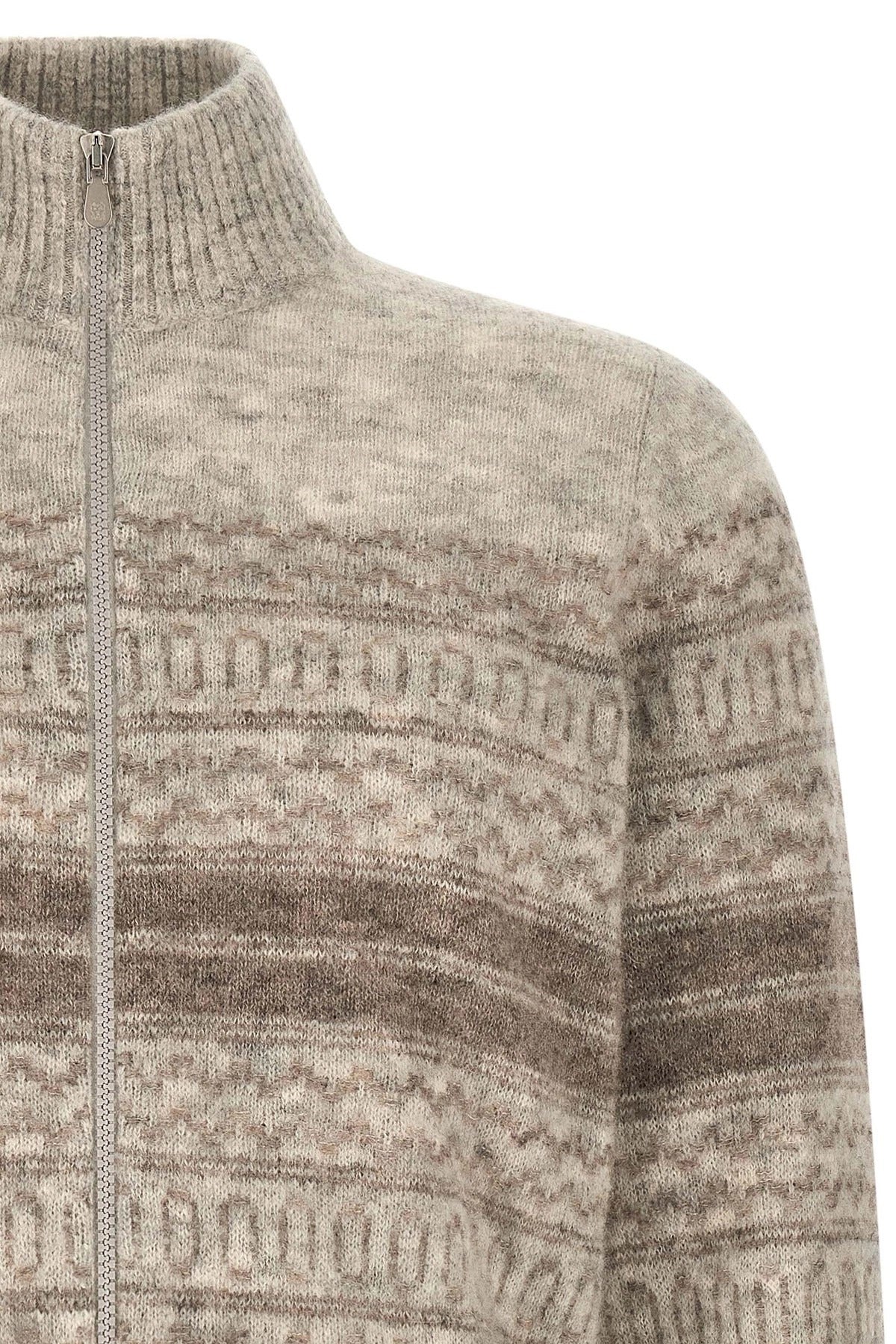 Brunello Cucinelli Nordic Jacquard Cardigan | Sendegaro