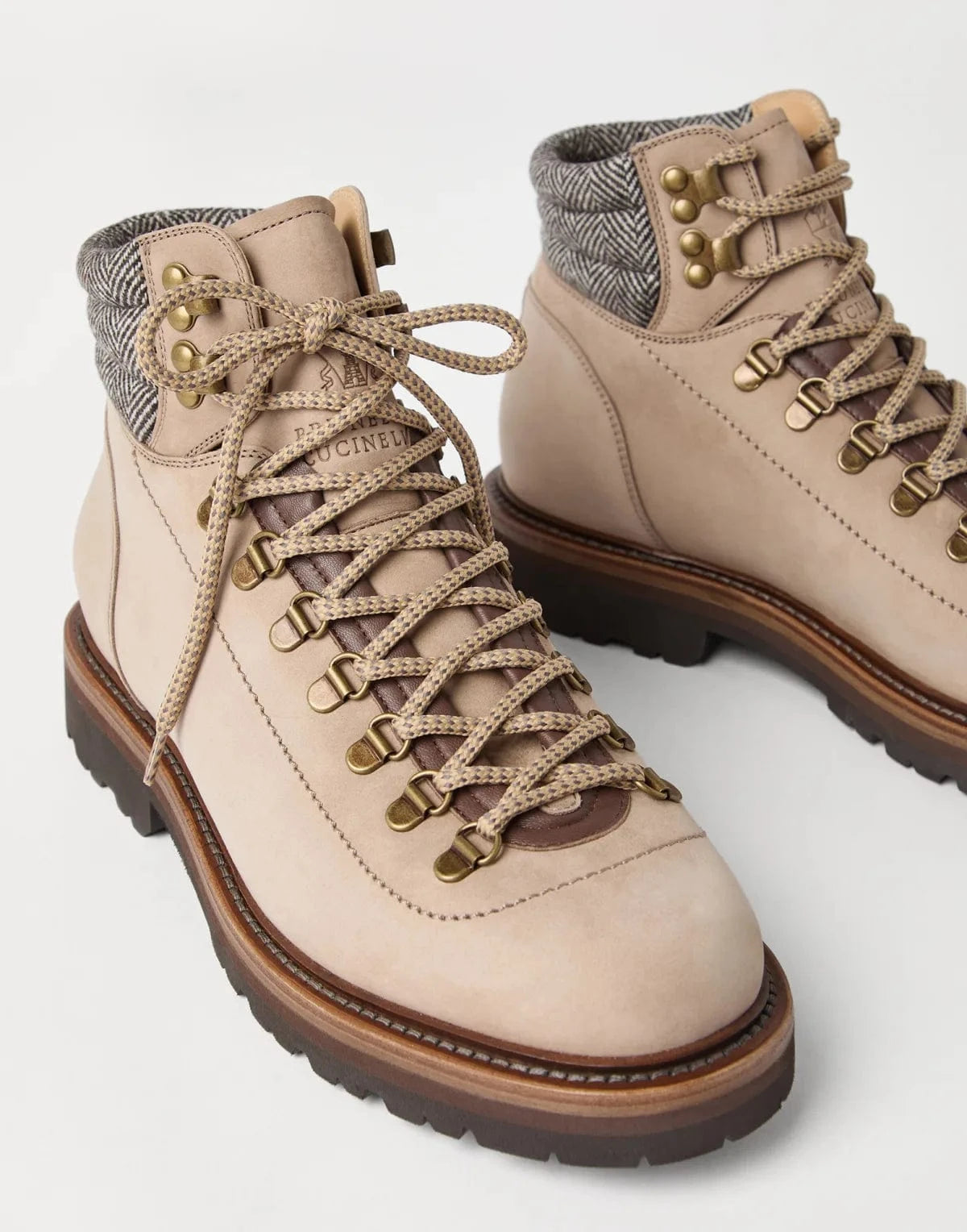 Brunello Cucinelli Nubuck Mountain-Style Ankle Boots Brunello Cucinelli Nubuck Mountain-Style Ankle Boots