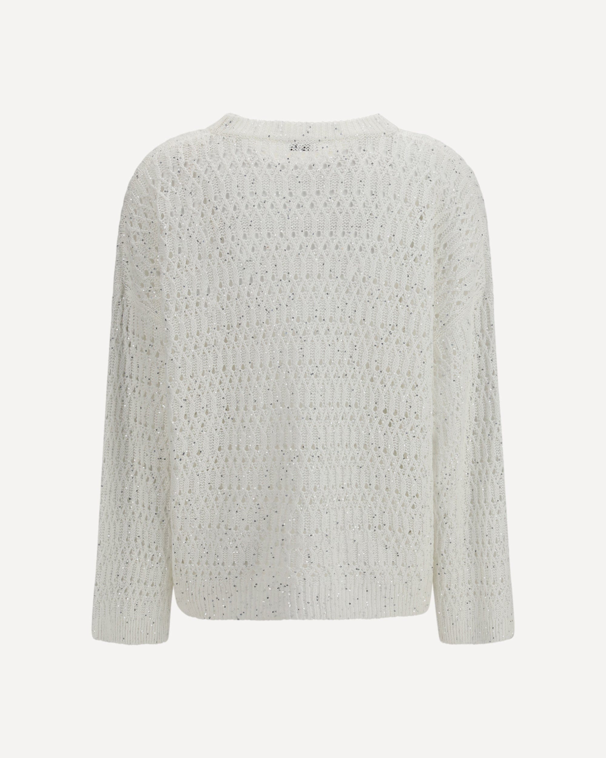 Brunello Cucinelli Openwork Sweater With Sequins - alternate view