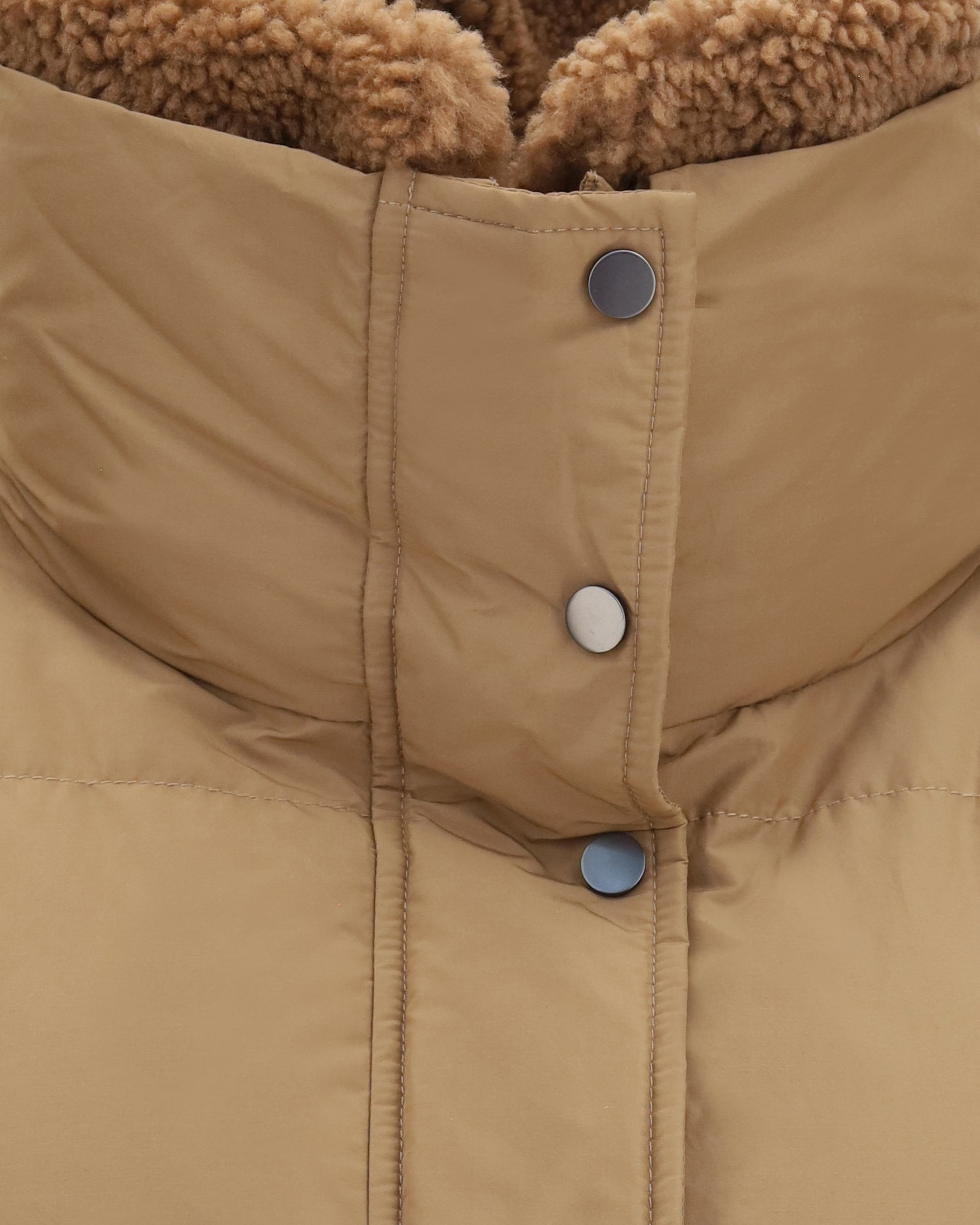 Brunello Cucinelli Padded Jacket With Shearling Collar