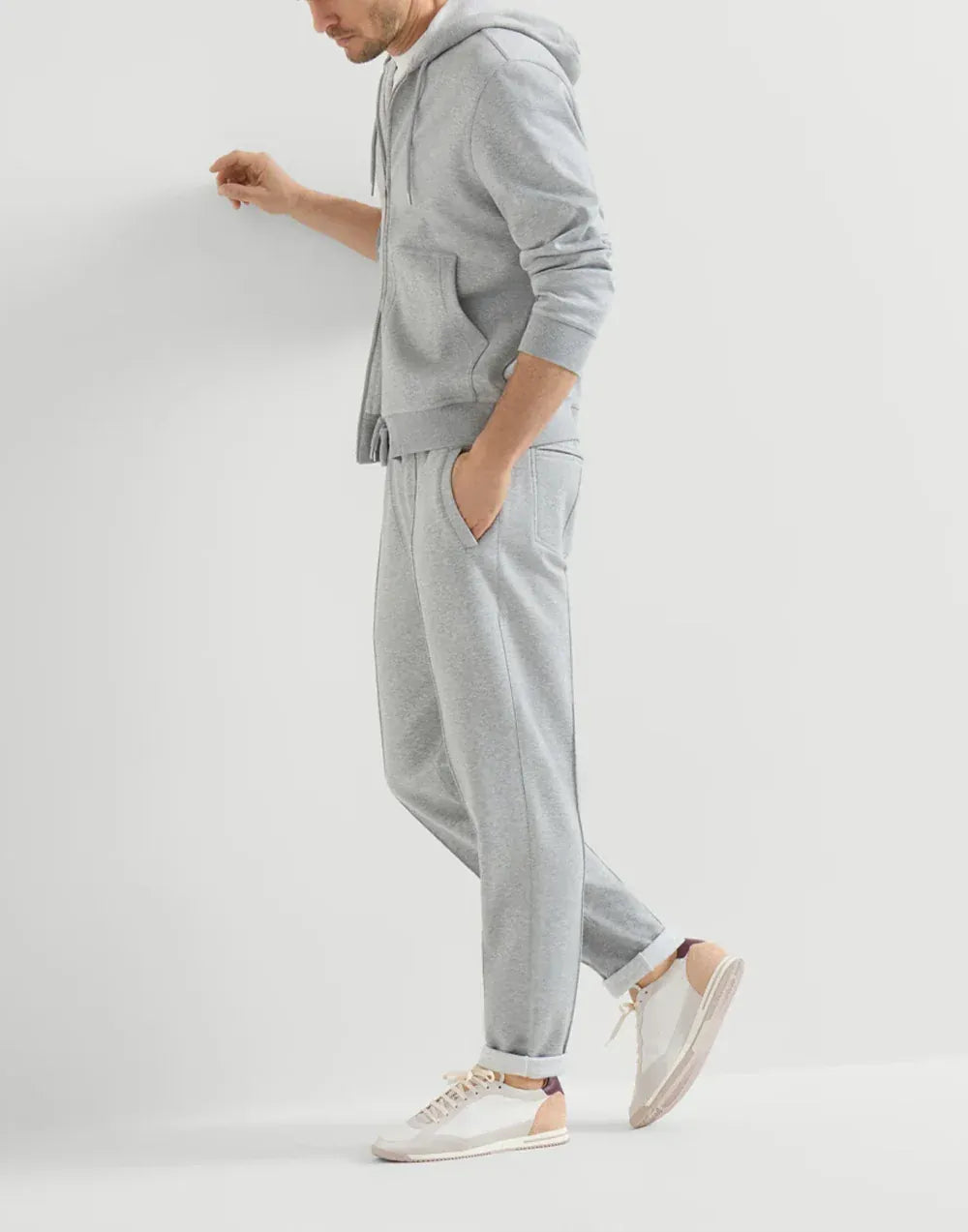 Brunello Cucinelli Panama Suede Sneakers