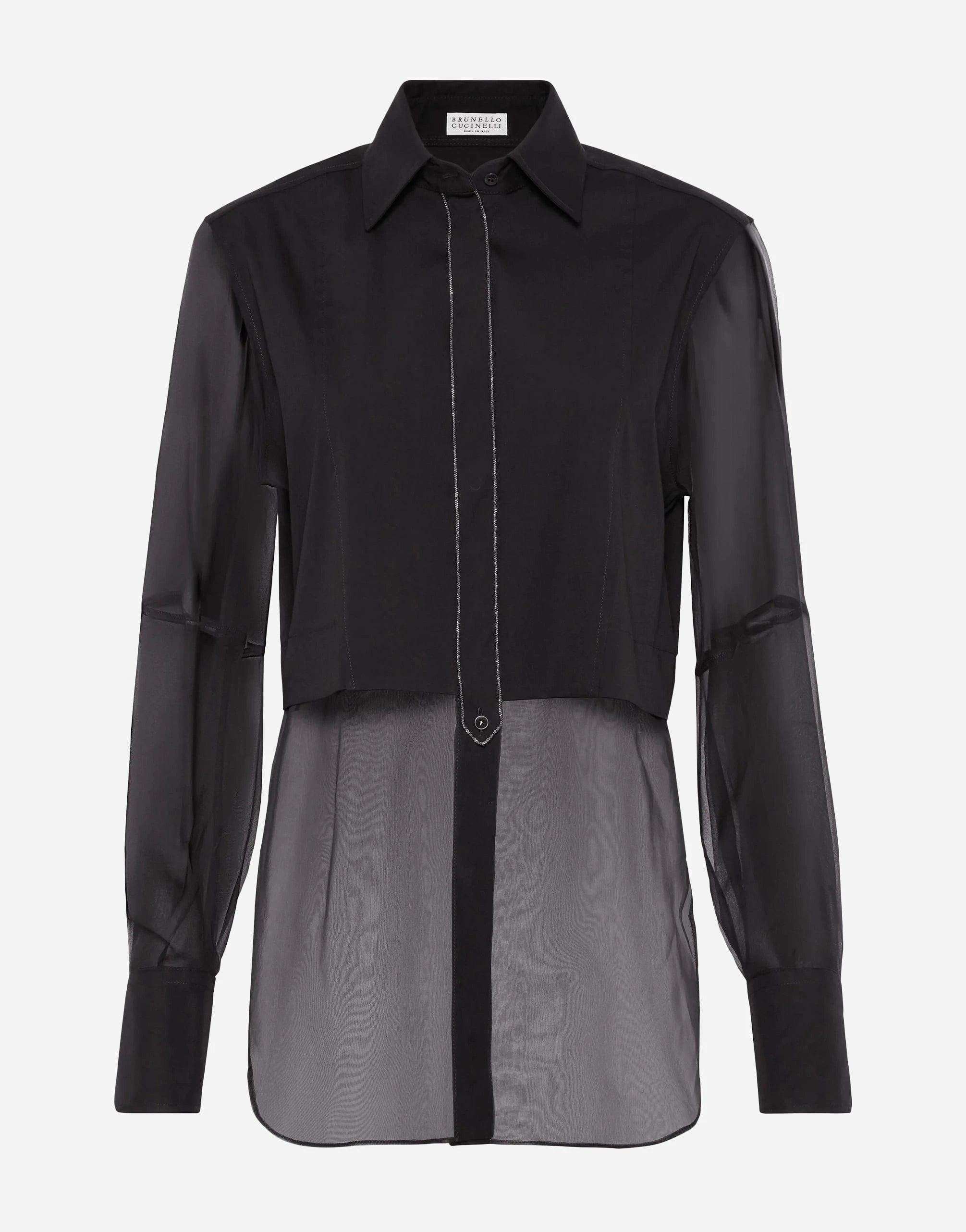 Brunello Cucinelli Panel Poplin Shirt