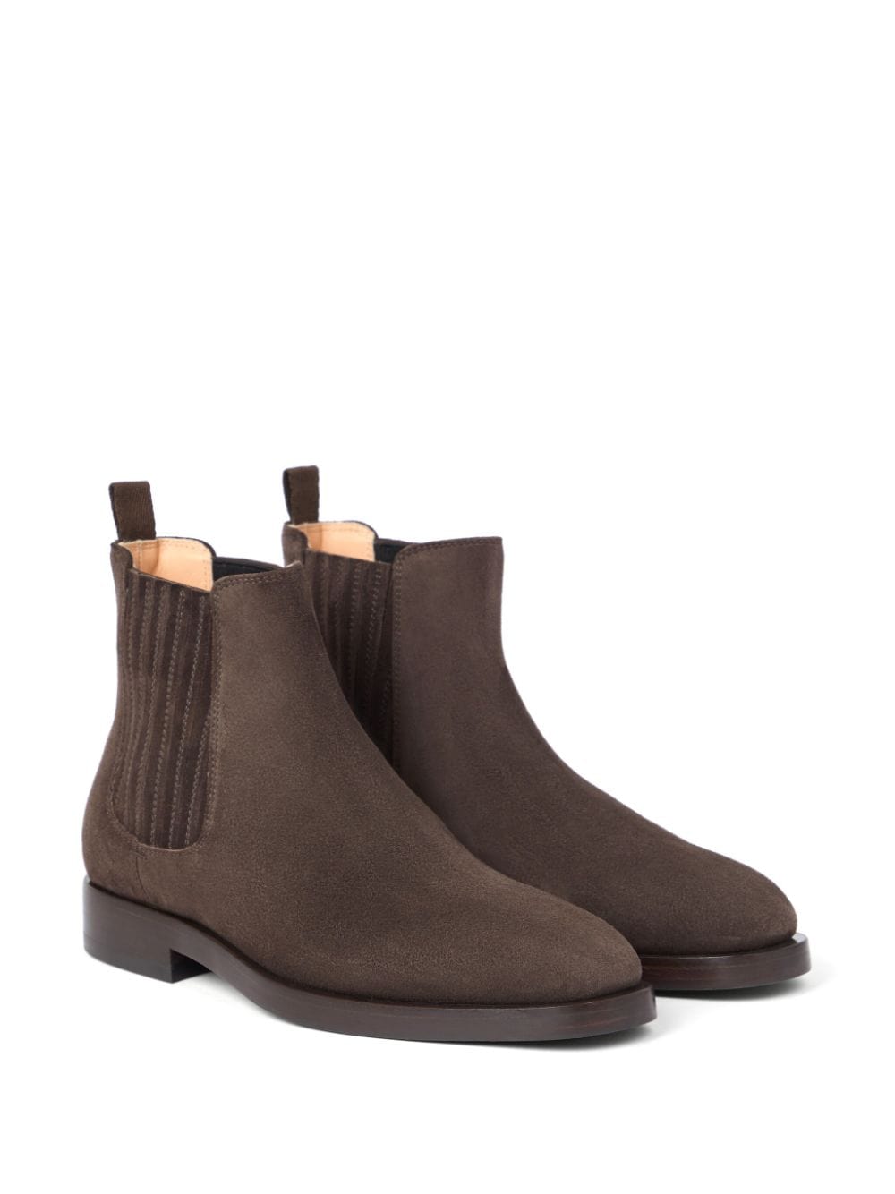 Brunello Cucinelli Panelled Suede Ankle Boots