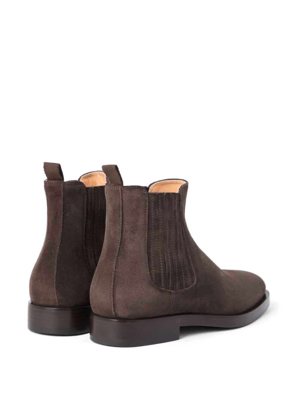 Brunello Cucinelli Panelled Suede Ankle Boots