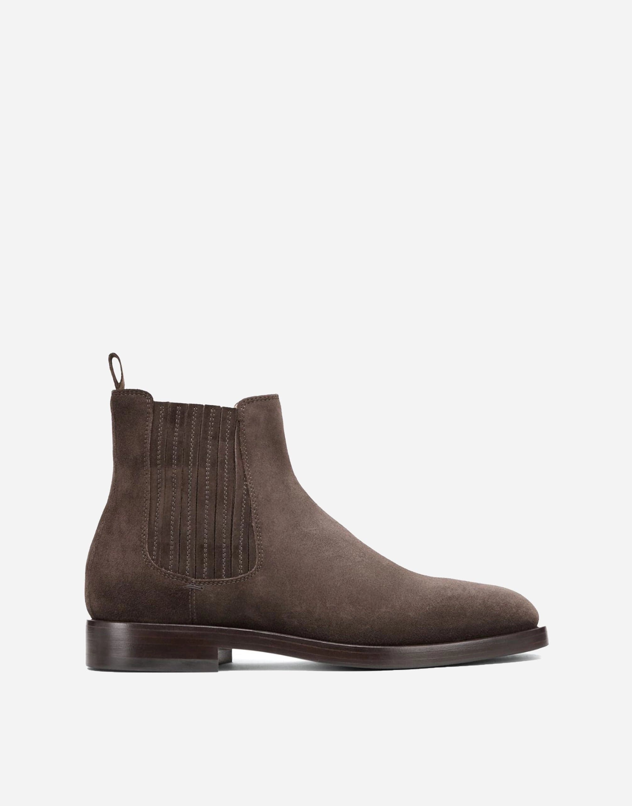 Brunello Cucinelli Panelled Suede Ankle Boots