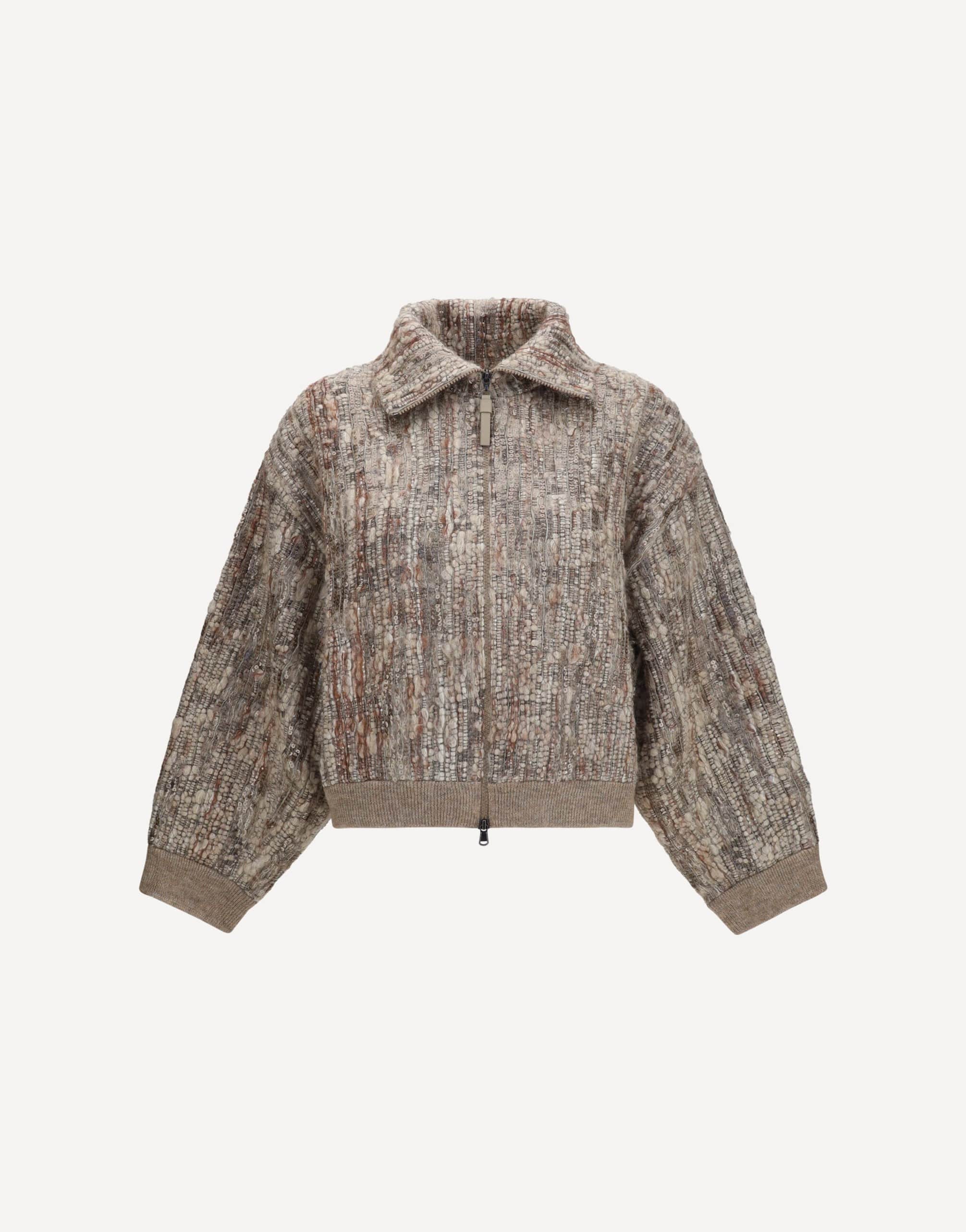 Brunello Cucinelli Brunello Cucinelli Perforated Zip Cardigan