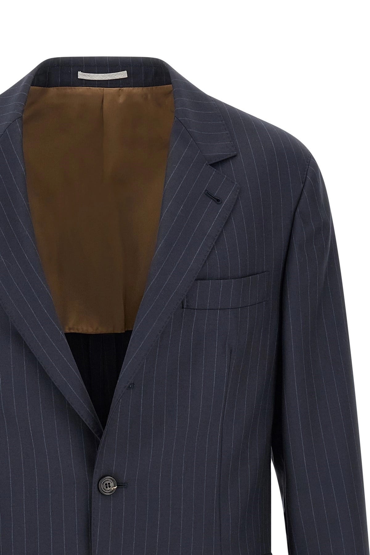Brunello Cucinelli Brunello Cucinelli Pinstripe Batavia Blazer