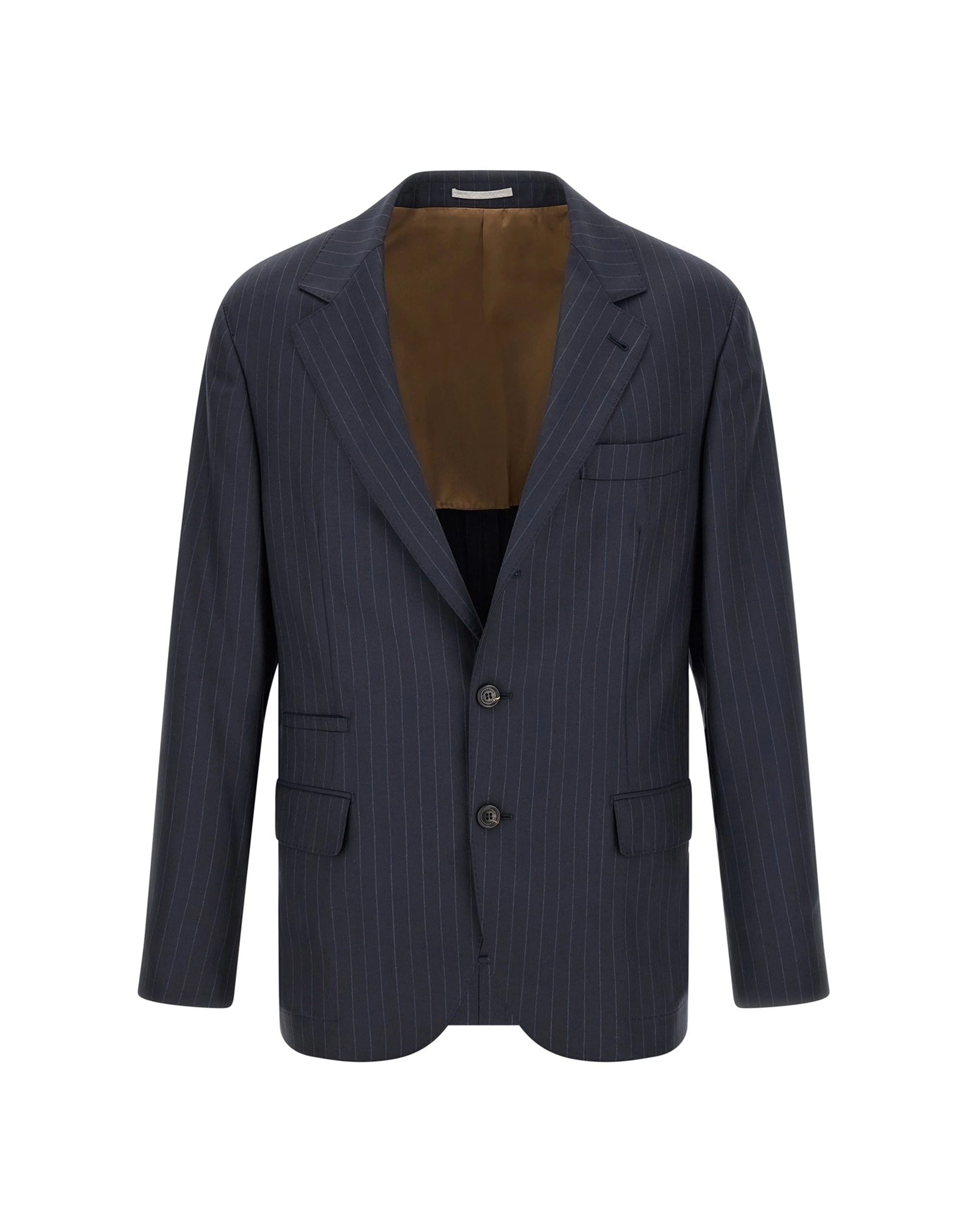 Brunello Cucinelli Brunello Cucinelli Pinstripe Batavia Blazer