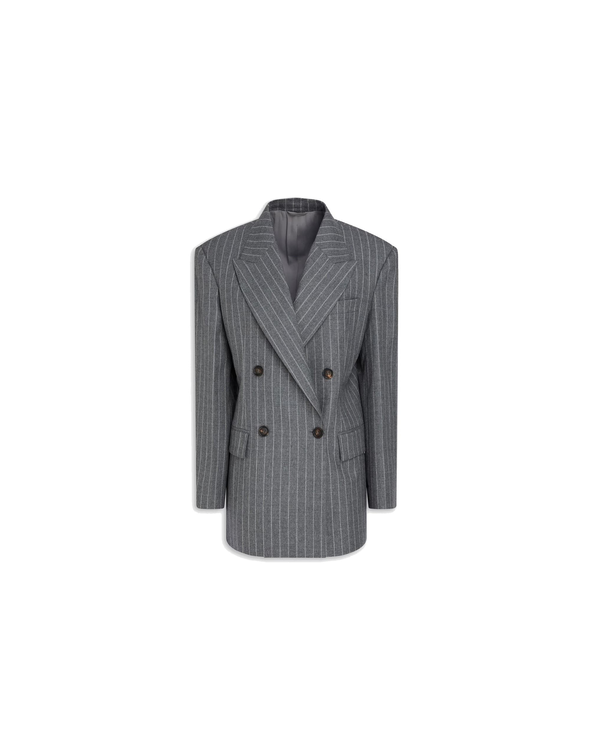 Brunello Cucinelli Brunello Cucinelli Pinstriped Wool Blazer
