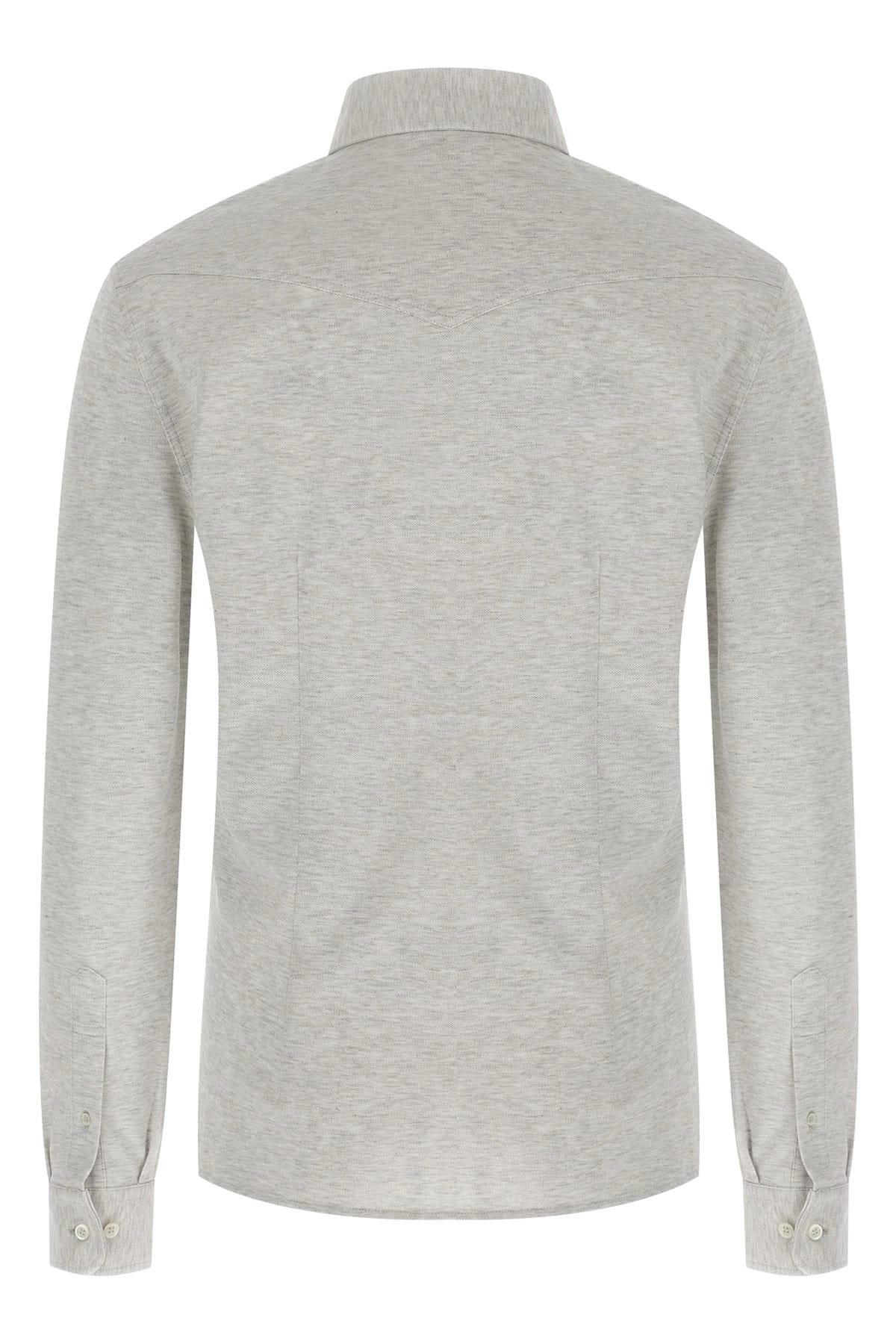 Brunello Cucinelli Brunello Cucinelli Piqué Cotton Shirt