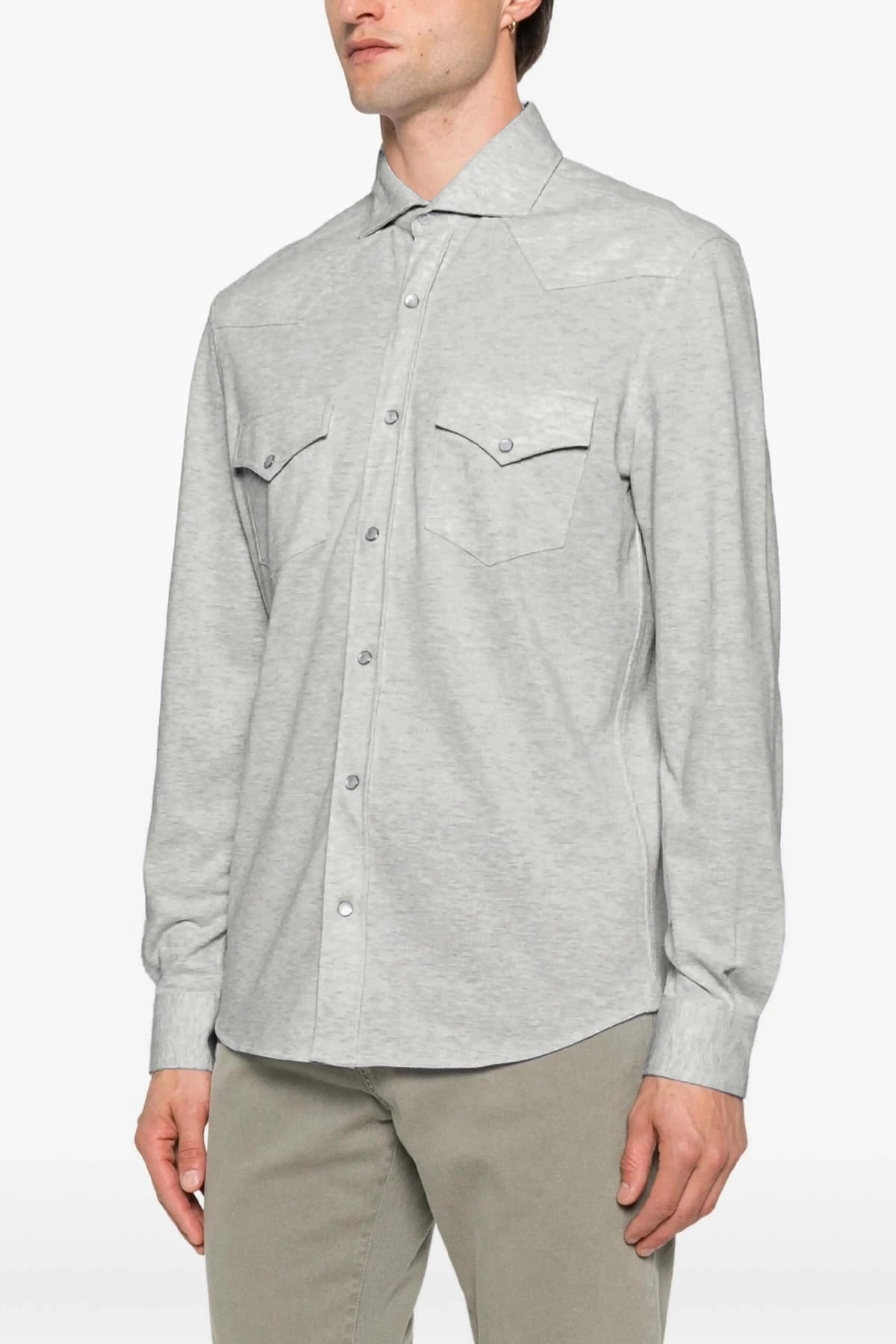 Brunello Cucinelli Brunello Cucinelli Piqué Cotton Shirt