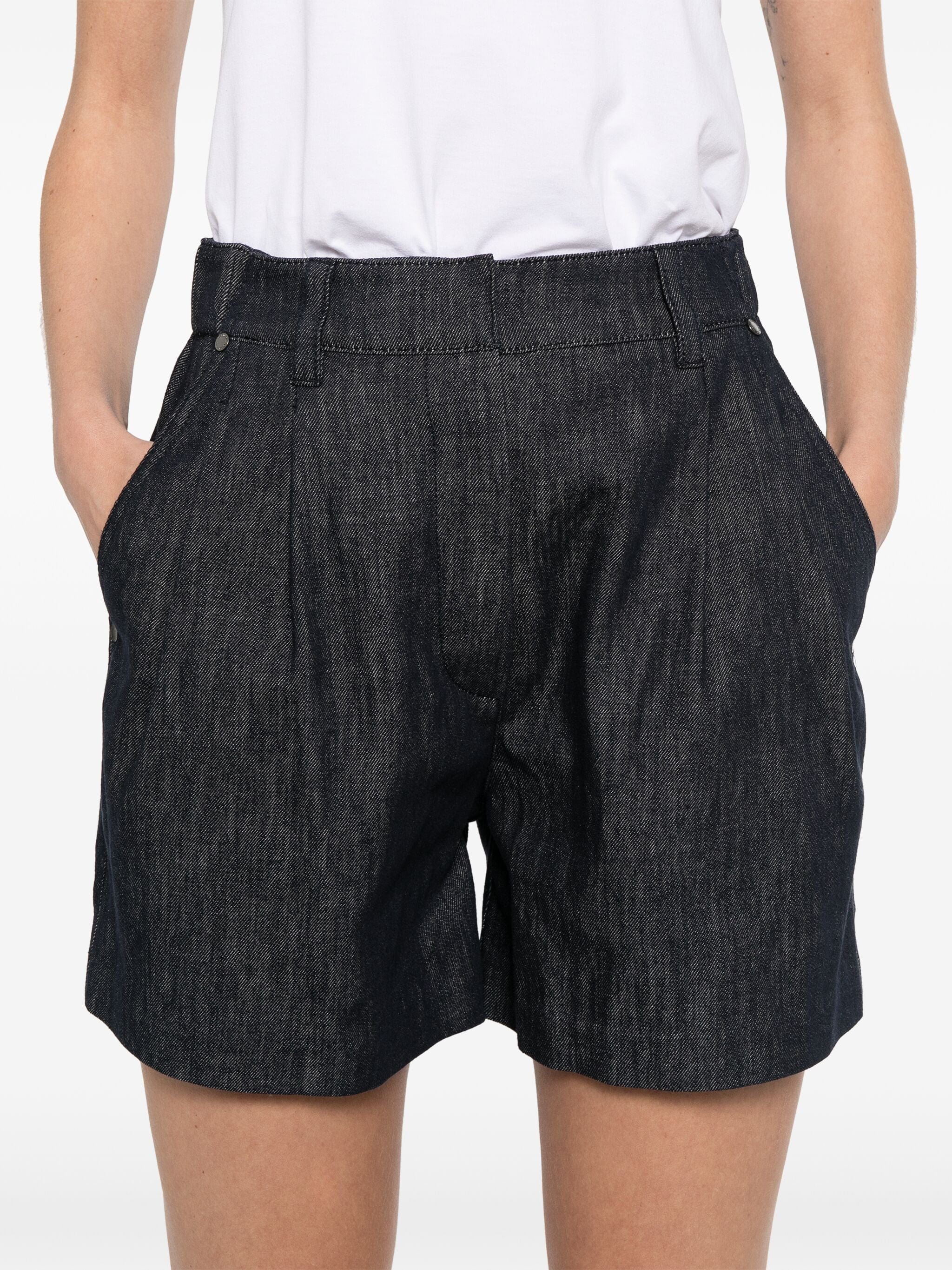 Brunello Cucinelli Pleat-Detail Shorts