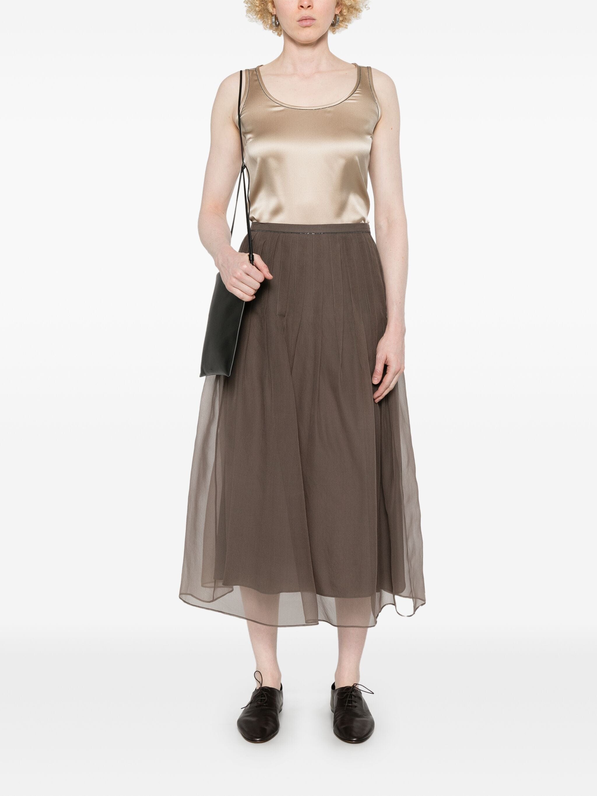 Brunello Cucinelli Pleated Skirt