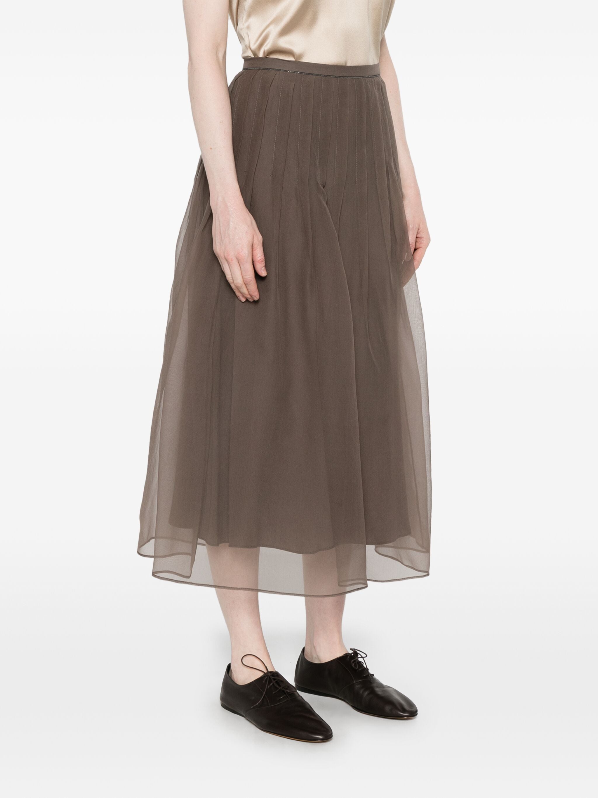 Brunello Cucinelli Pleated Skirt