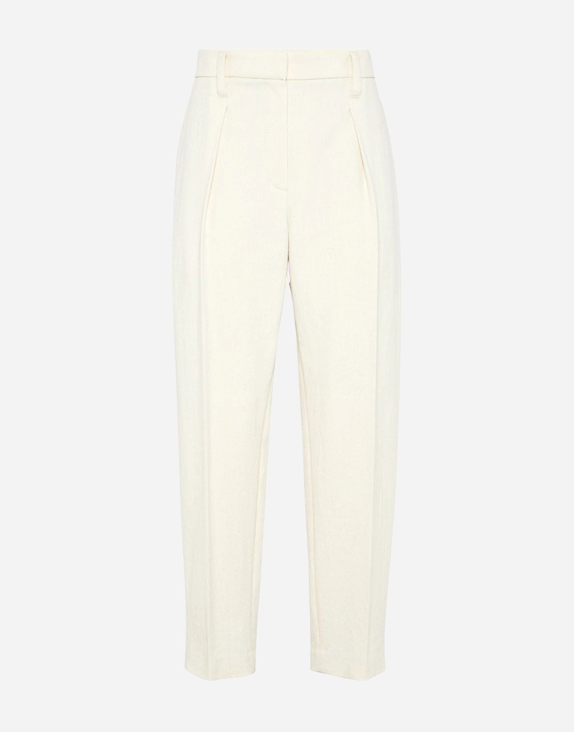 Brunello Cucinelli Pleated Wide-Leg Pants