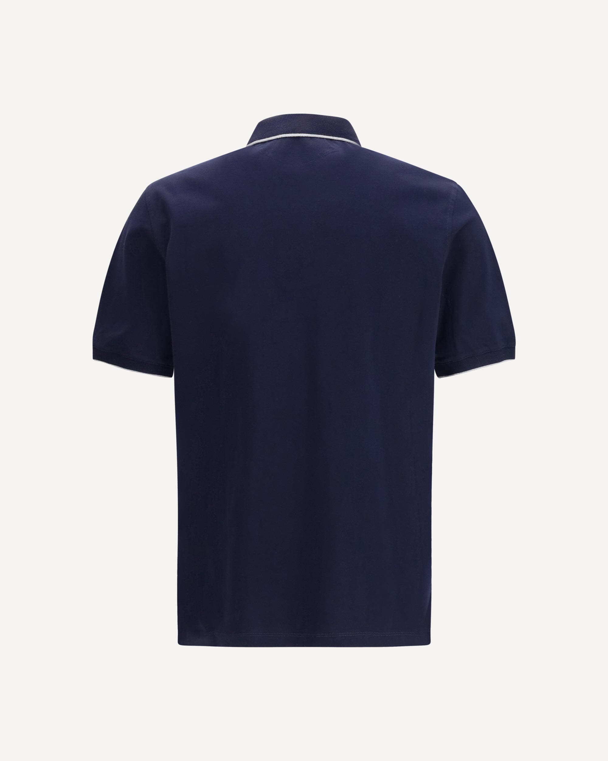 Brunello Cucinelli Polo In Cotton Jersey With Short Sleeves