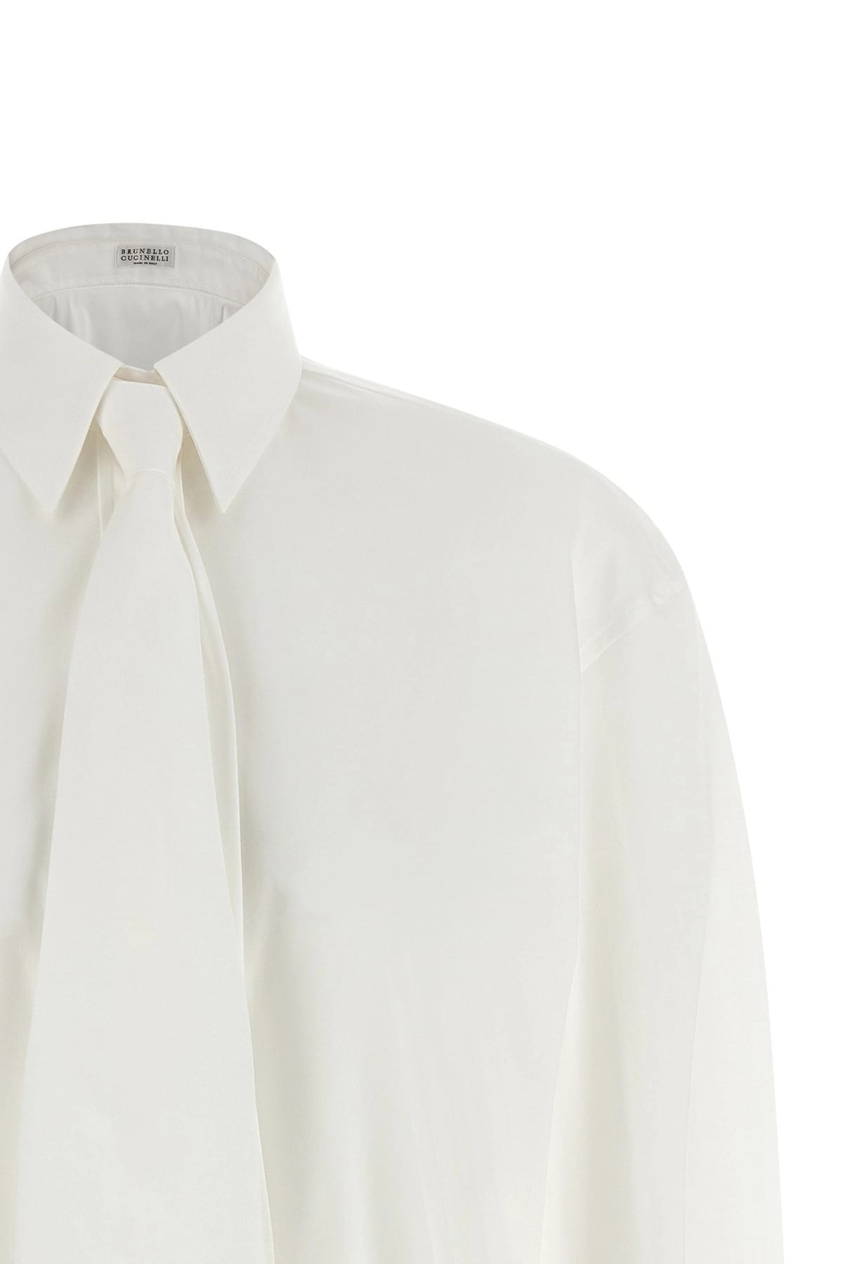Brunello Cucinelli Brunello Cucinelli Poplin Shirt With Tie