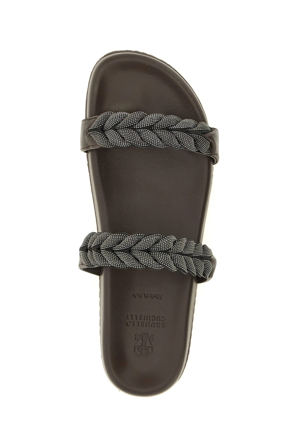 Brunello Cucinelli Brunello Cucinelli Precious Braided Strap Sandals
