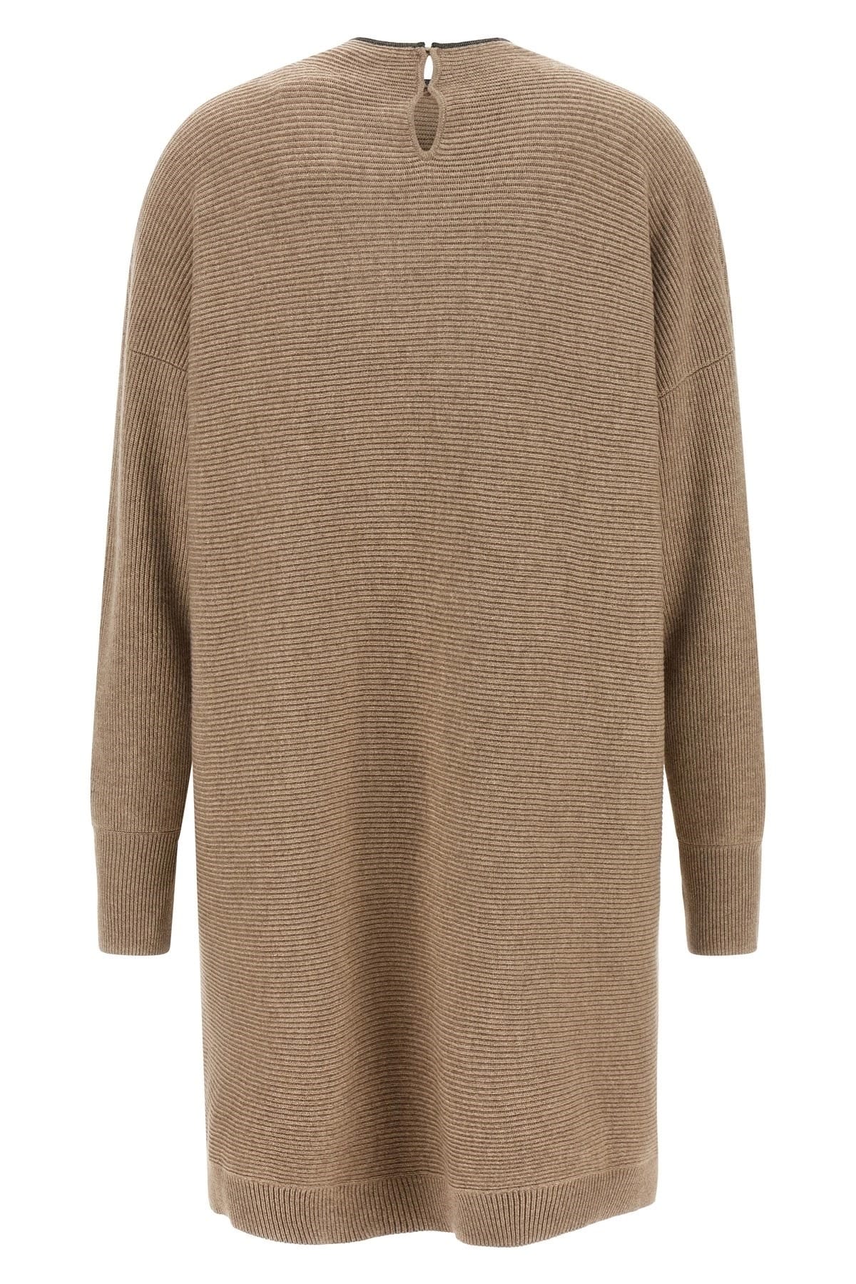 Brunello Cucinelli Brunello Cucinelli Precious Collar Mini Dress