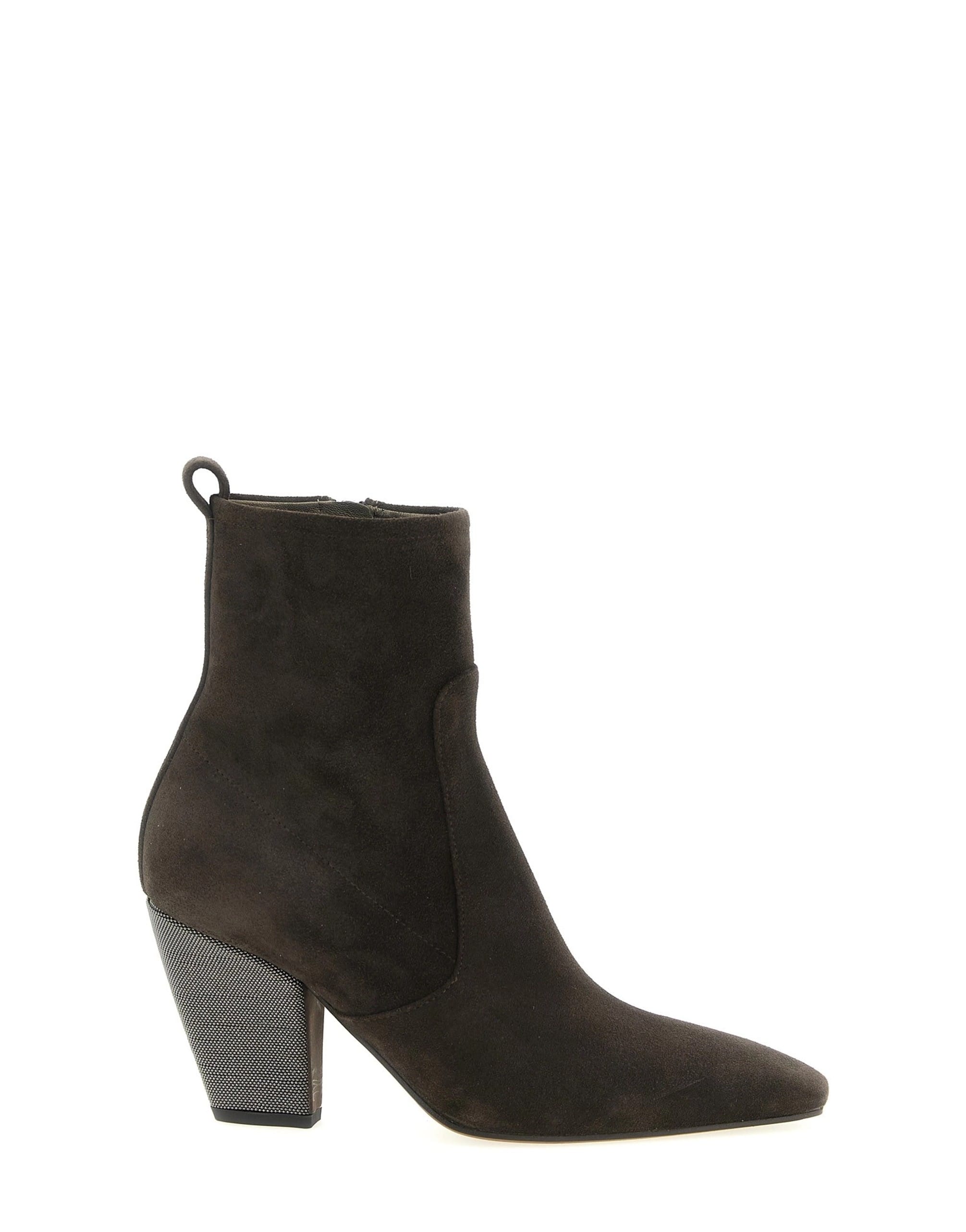 Brunello Cucinelli Brunello Cucinelli Precious Heel Ankle Boots