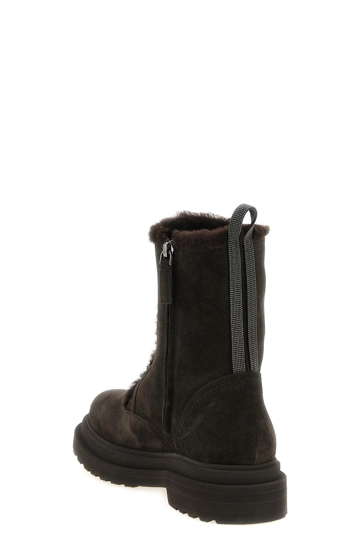 Brunello Cucinelli Precious Loop Ankle Boots