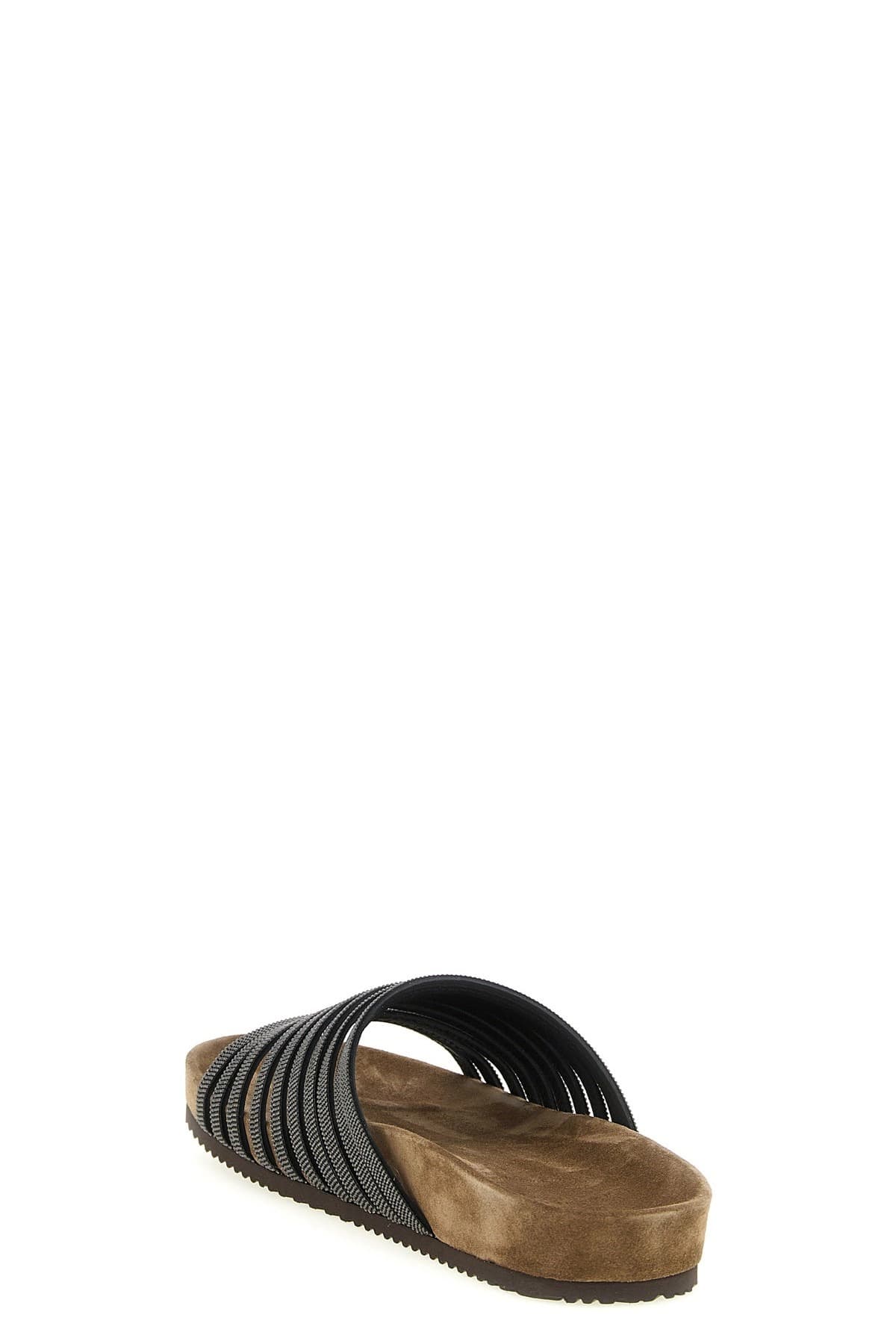 Brunello Cucinelli Brunello Cucinelli Precious Straps Slides
