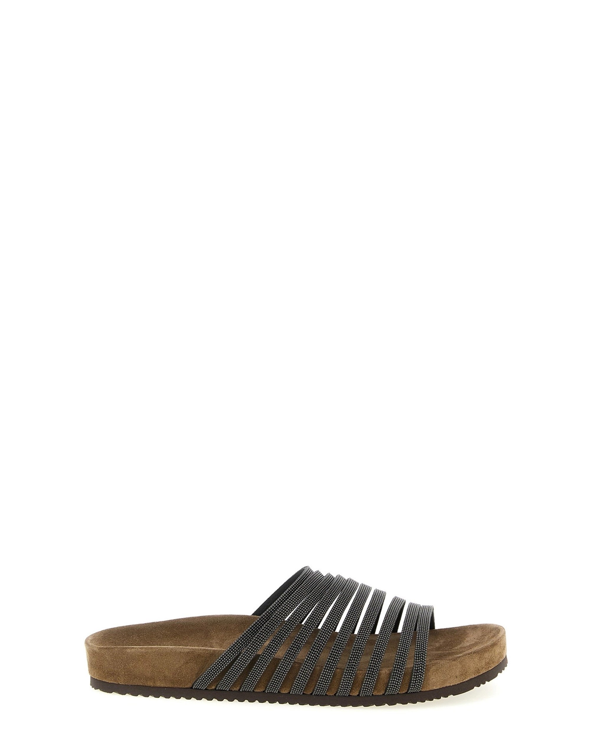 Brunello Cucinelli Brunello Cucinelli Precious Straps Slides