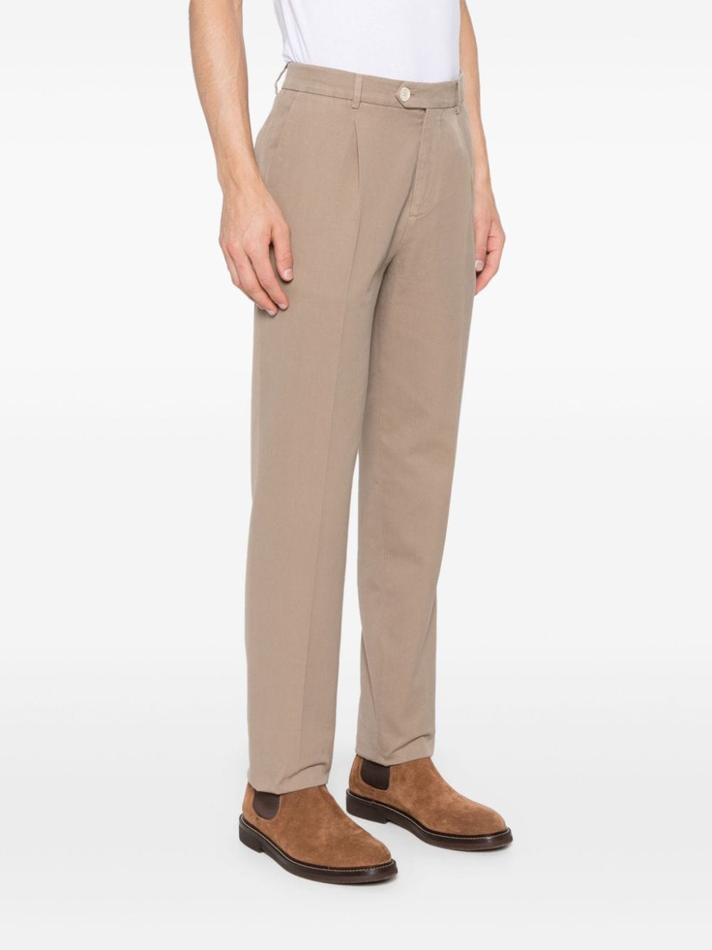 Brunello Cucinelli Pressed-Crease Pants