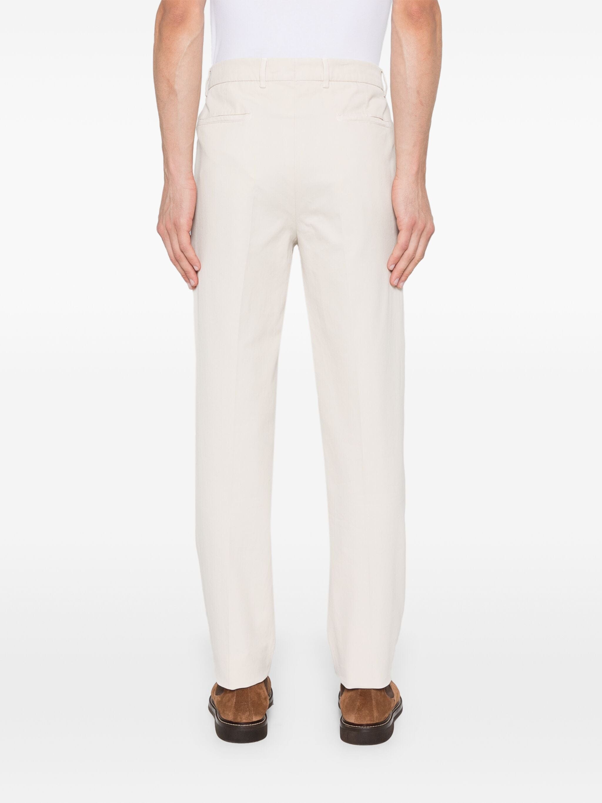 Brunello Cucinelli Pressed-Crease Pants