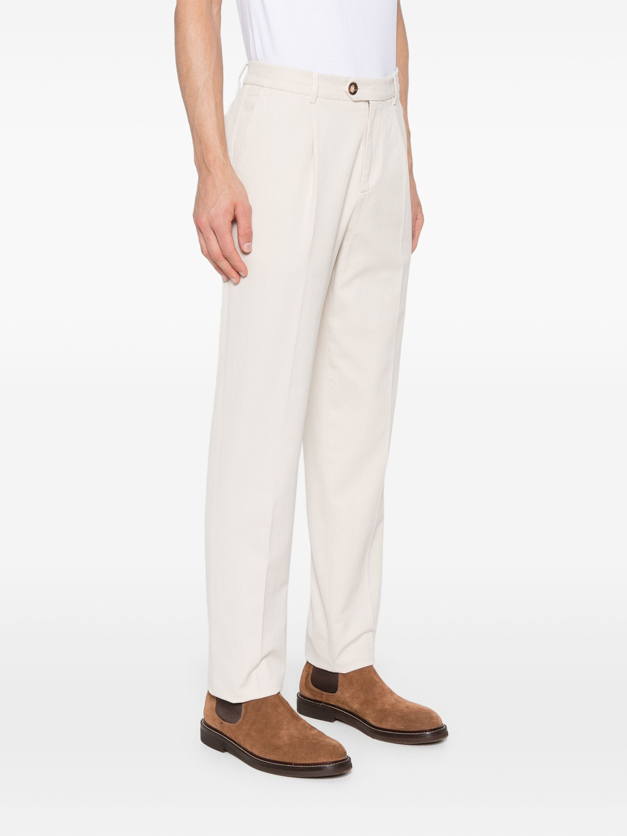 Brunello Cucinelli Pressed-Crease Pants