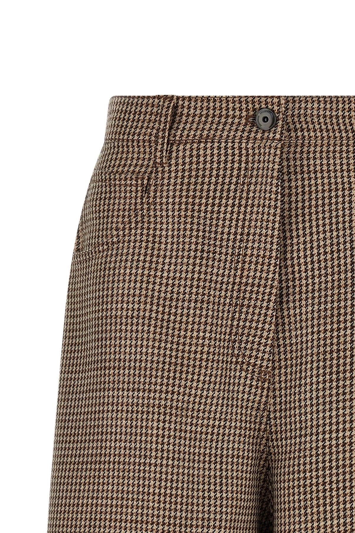 Brunello Cucinelli Brunello Cucinelli Prince Of Wales Lamé Bermuda Shorts