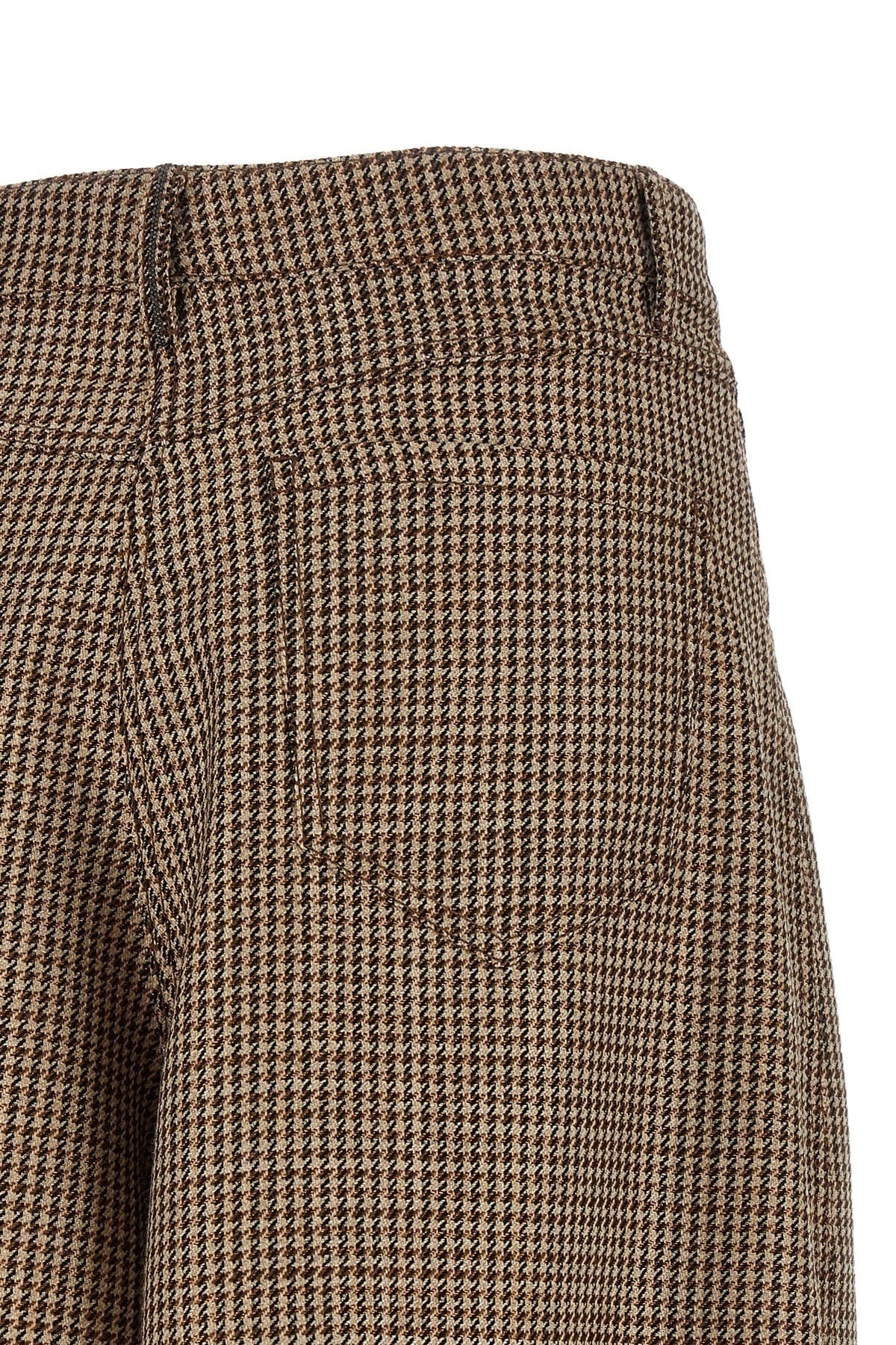 Brunello Cucinelli Brunello Cucinelli Prince Of Wales Lamé Bermuda Shorts