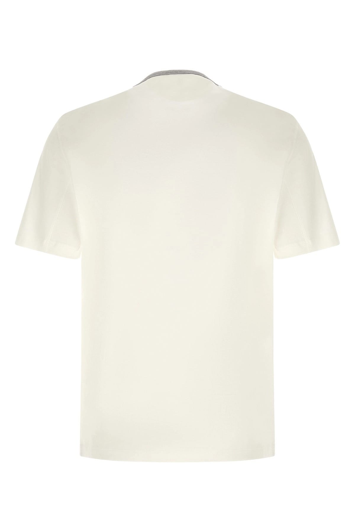Brunello Cucinelli Brunello Cucinelli Printed Cotton Jersey T-Shirt