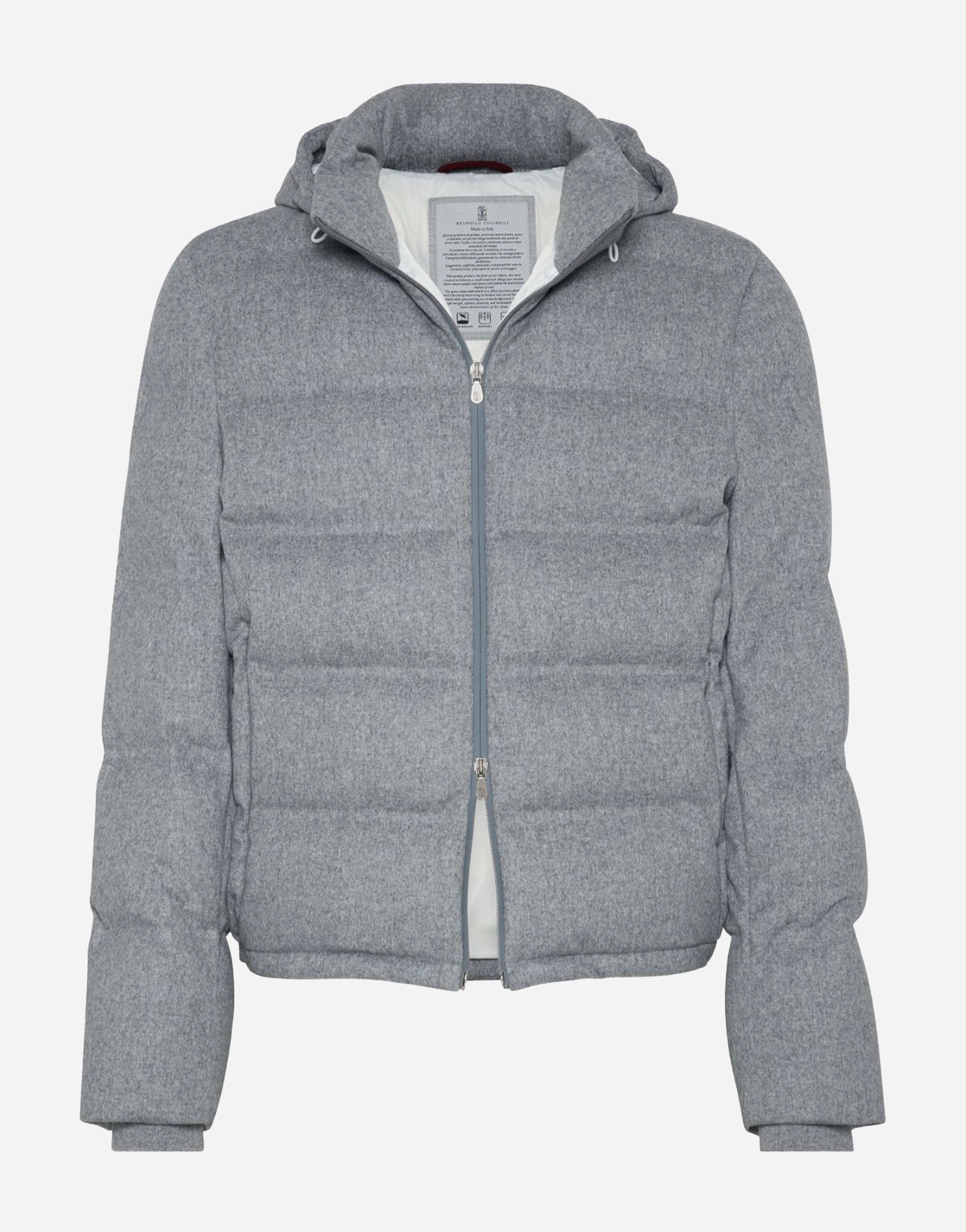 Brunello Cucinelli Quilted Hooded Down Jacket