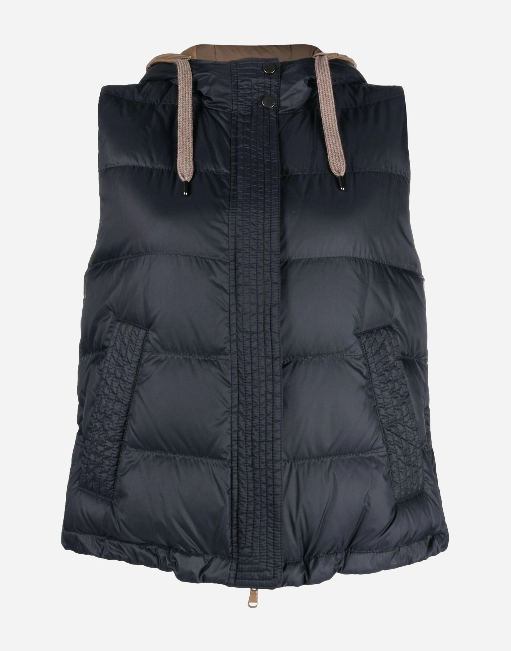 Brunello Cucinelli Quilted Hooded Gilet