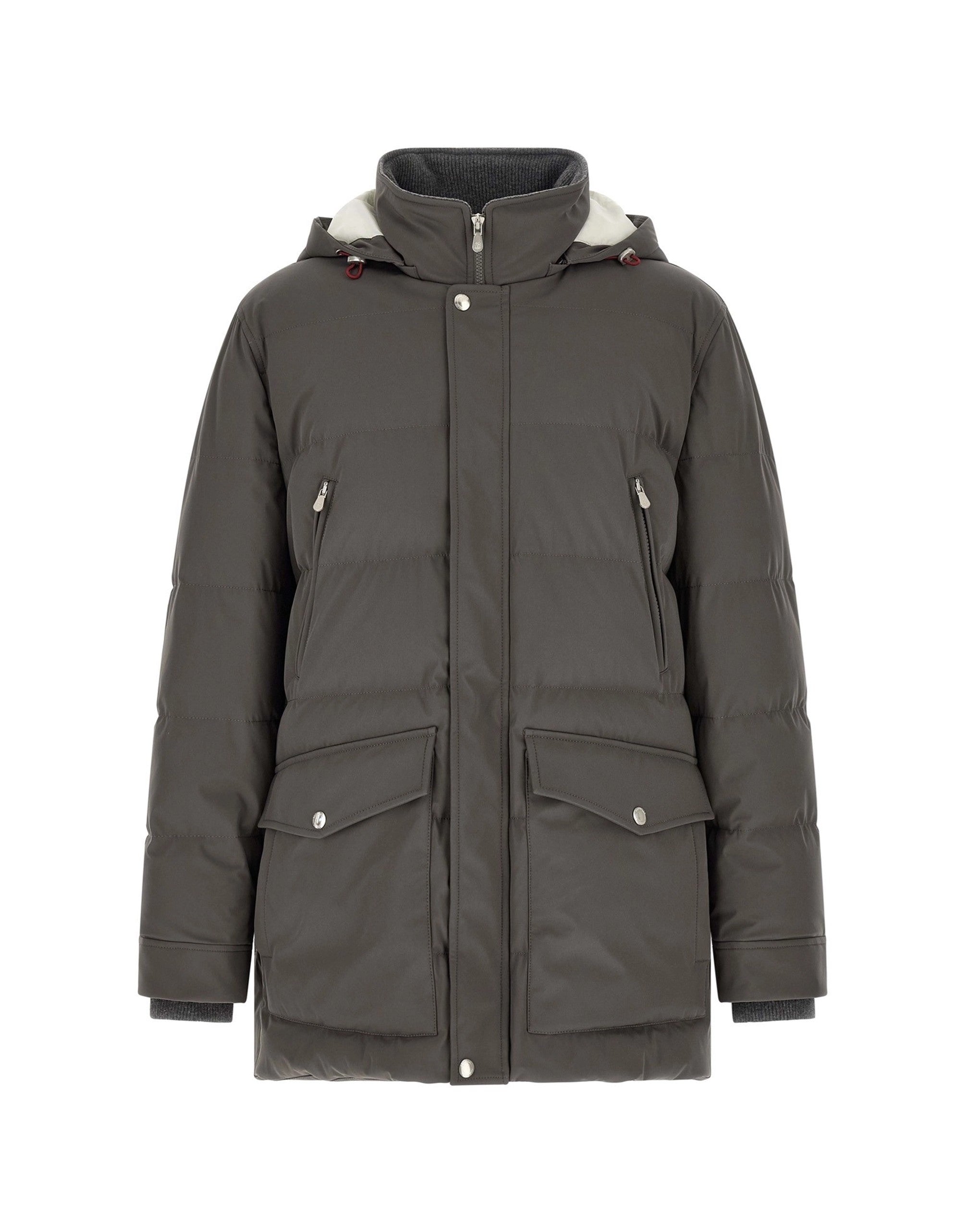 Brunello Cucinelli Quilted Hooded Parka