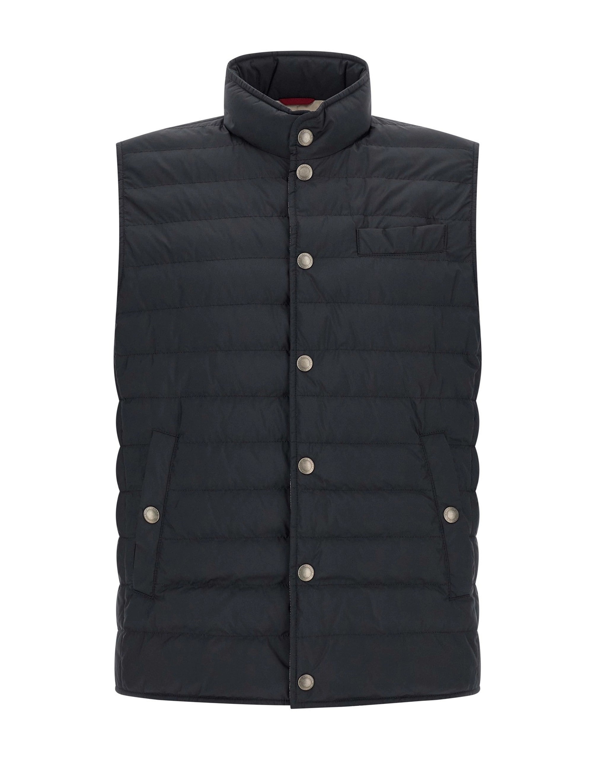 Brunello Cucinelli gilet trapuntato in tessuto tecnico