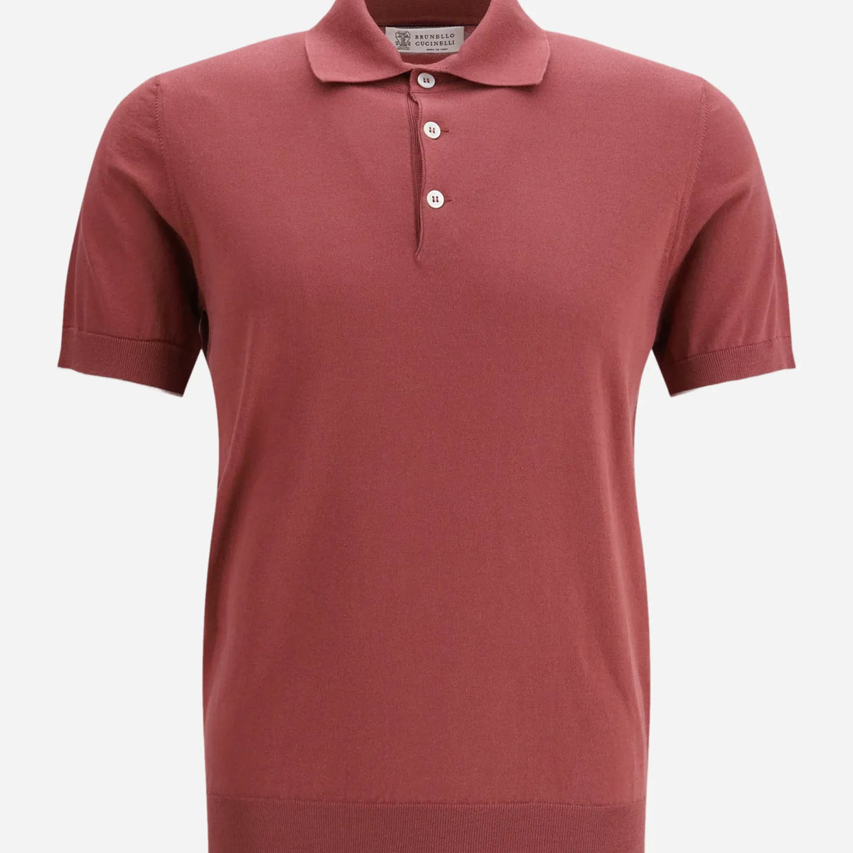 Brunello Cucinelli Red Cotton Polo Shirt | Sendegaro ZA