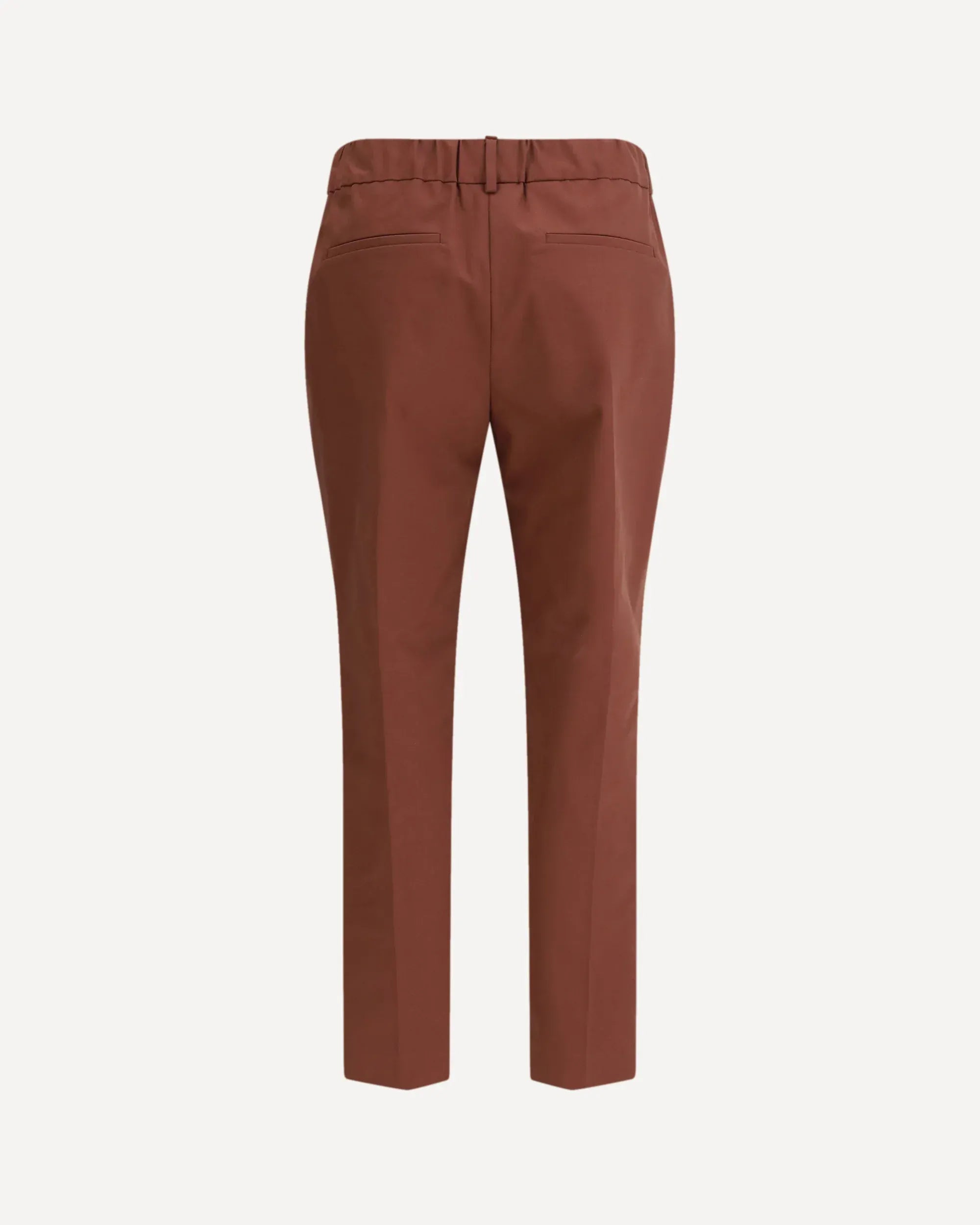Brunello Cucinelli Red Multicolor Cotton Casual Trousers