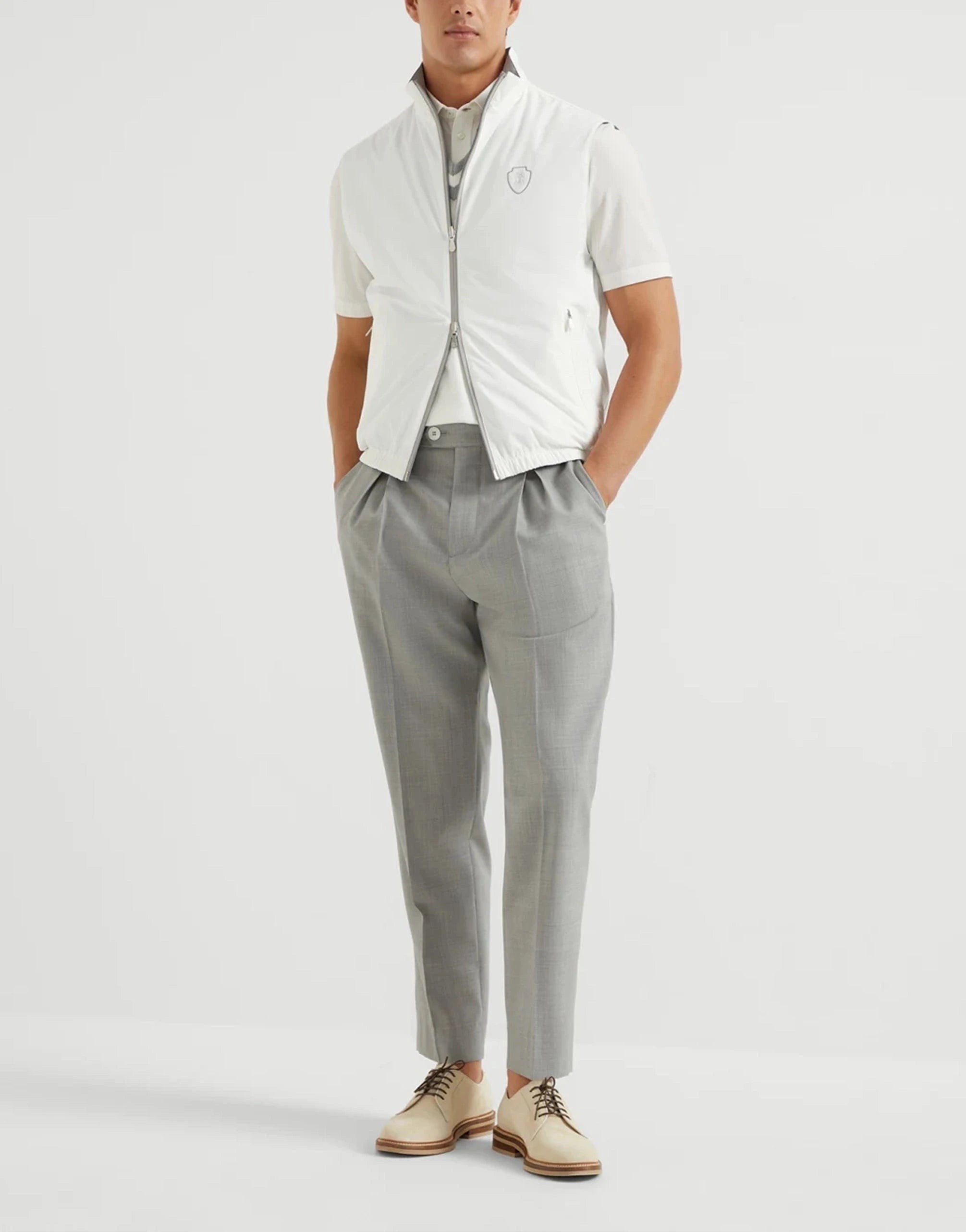 Brunello Cucinelli Reversible Logo Vest | Sendegaro MY Brunello Cucinelli Reversible Logo Vest | Sendegaro MY