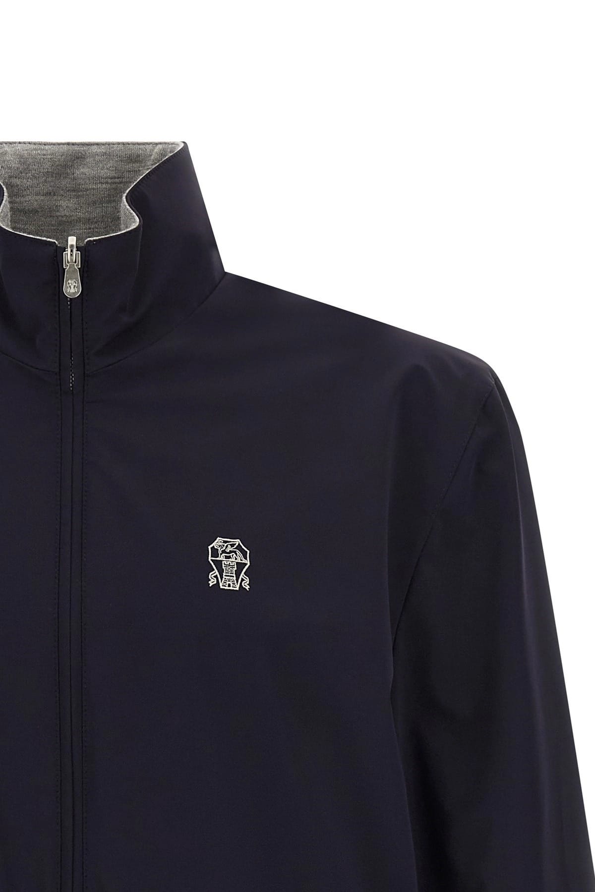 Brunello Cucinelli Brunello Cucinelli Reversible Technical Wool Jacket