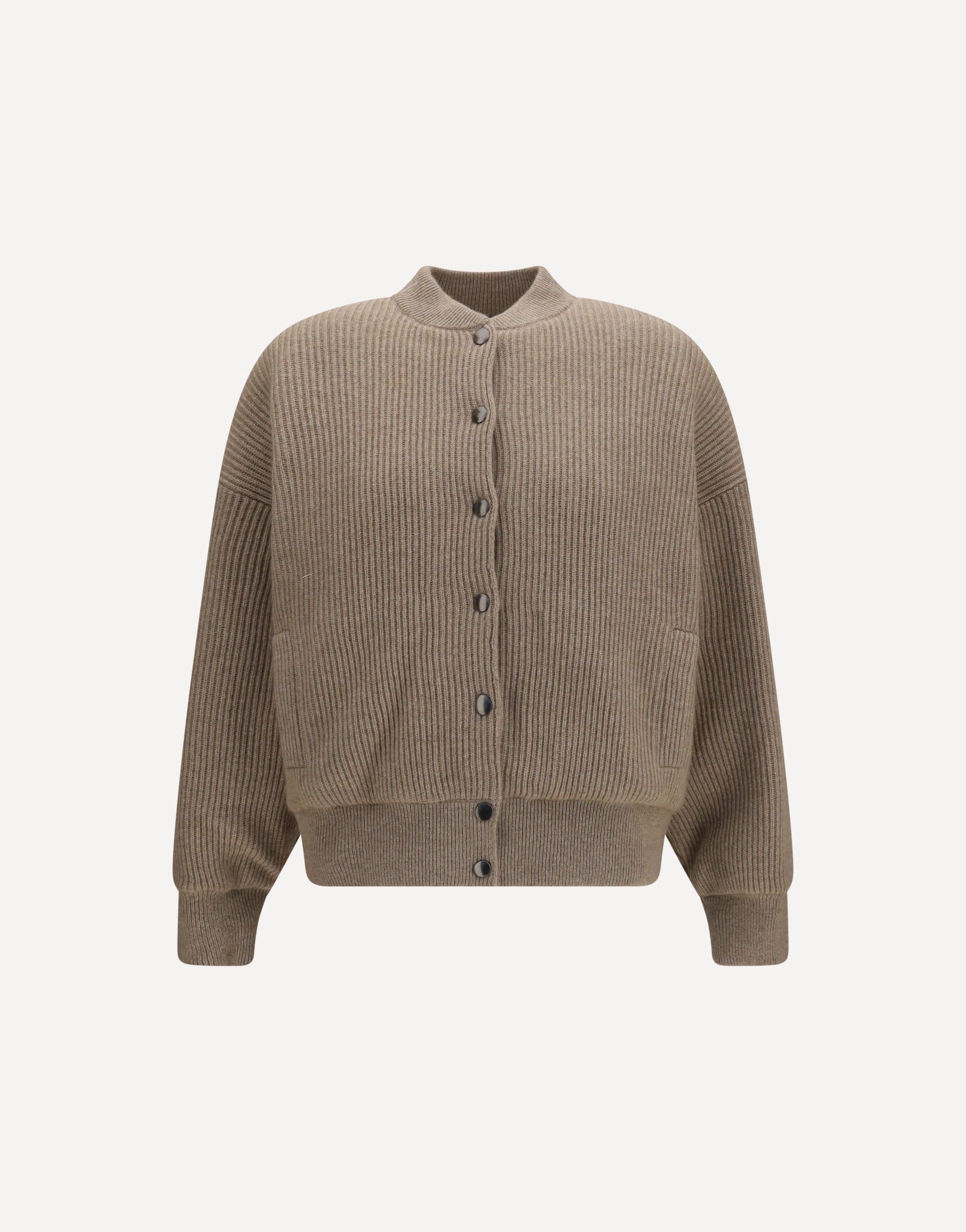 Brunello Cucinelli Brunello Cucinelli Ribbed Cashmere Bomber