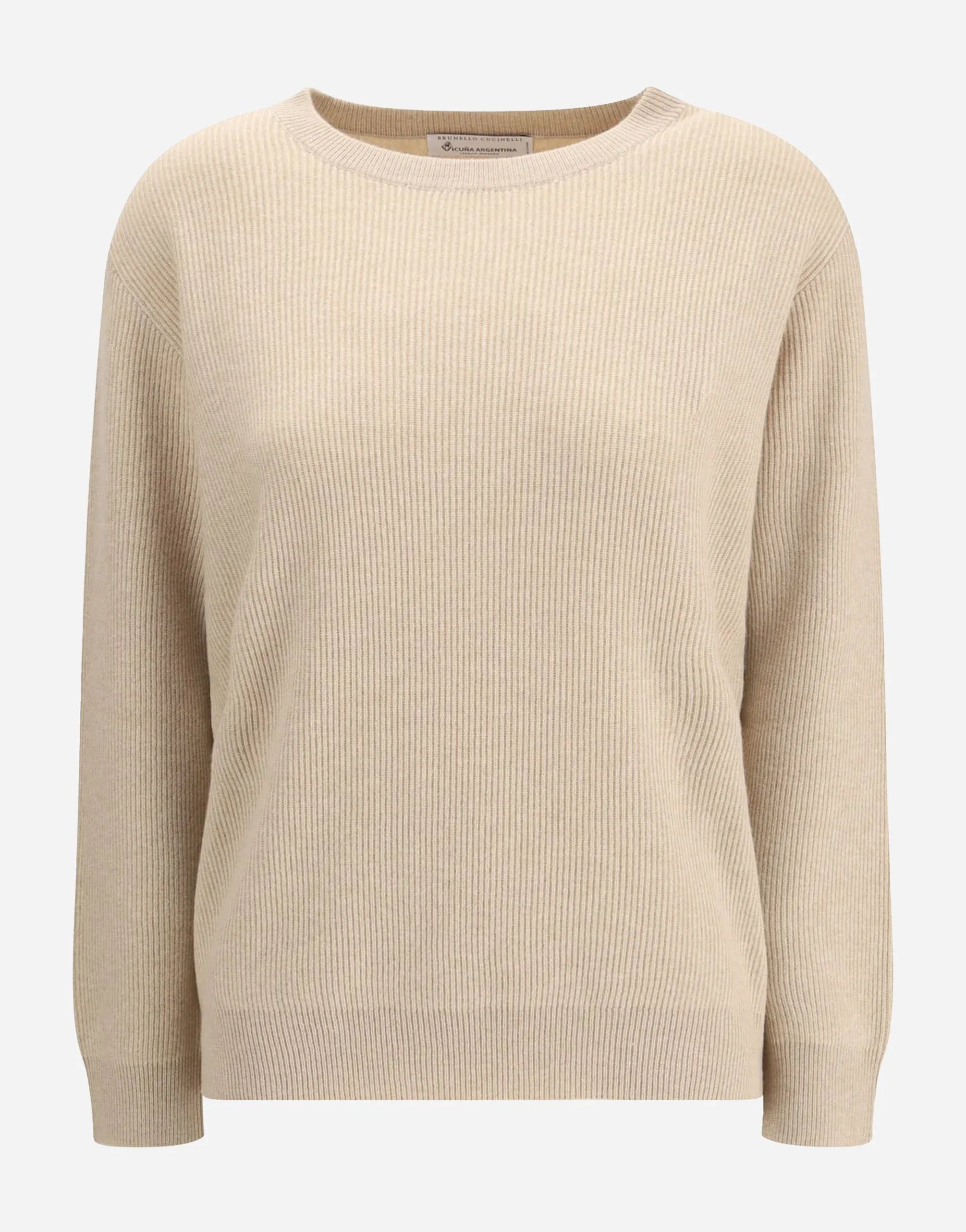 Brunello Cucinelli Ribbed Crewneck Sweater