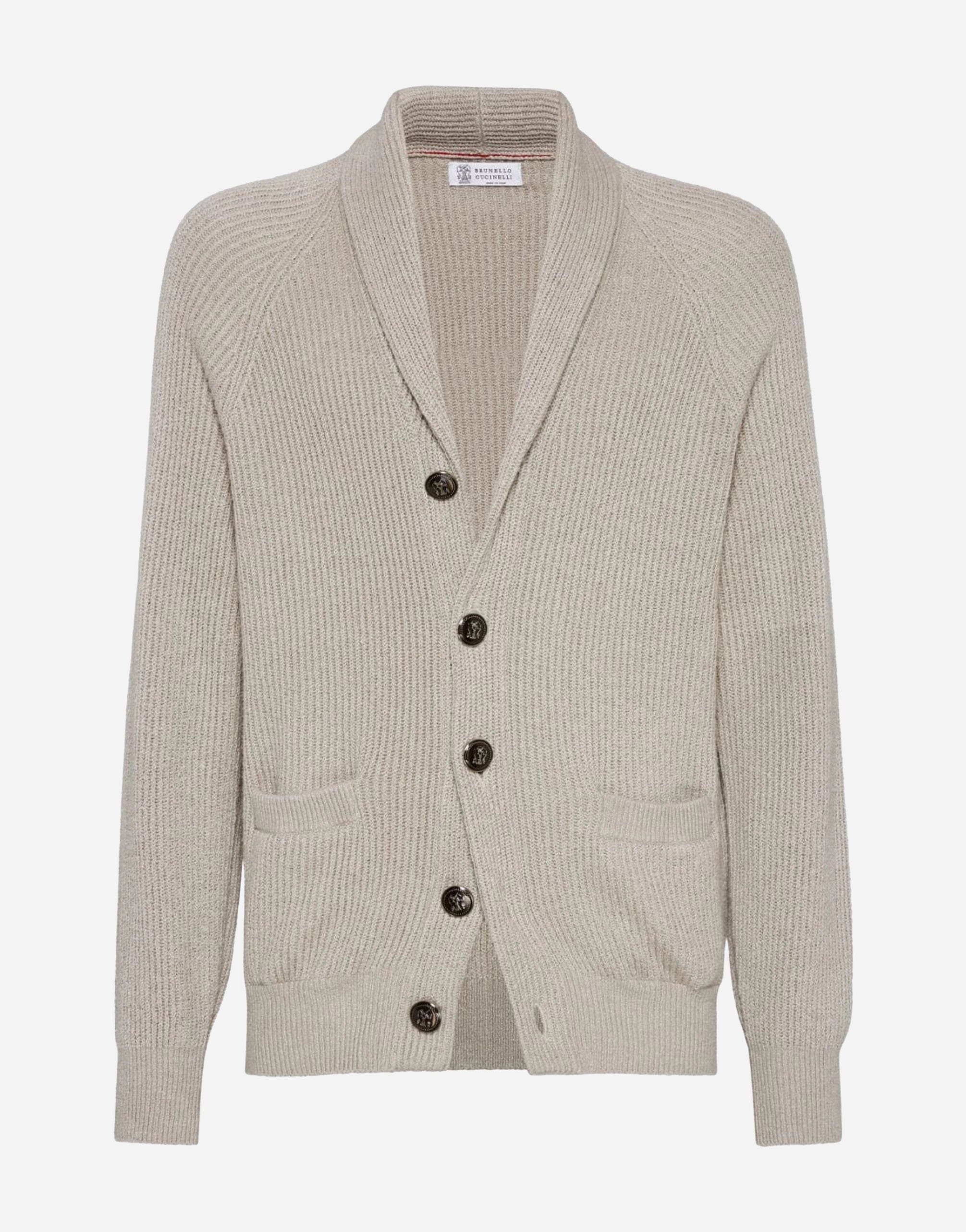 Brunello Cucinelli Ribbed-Knit Cardigan