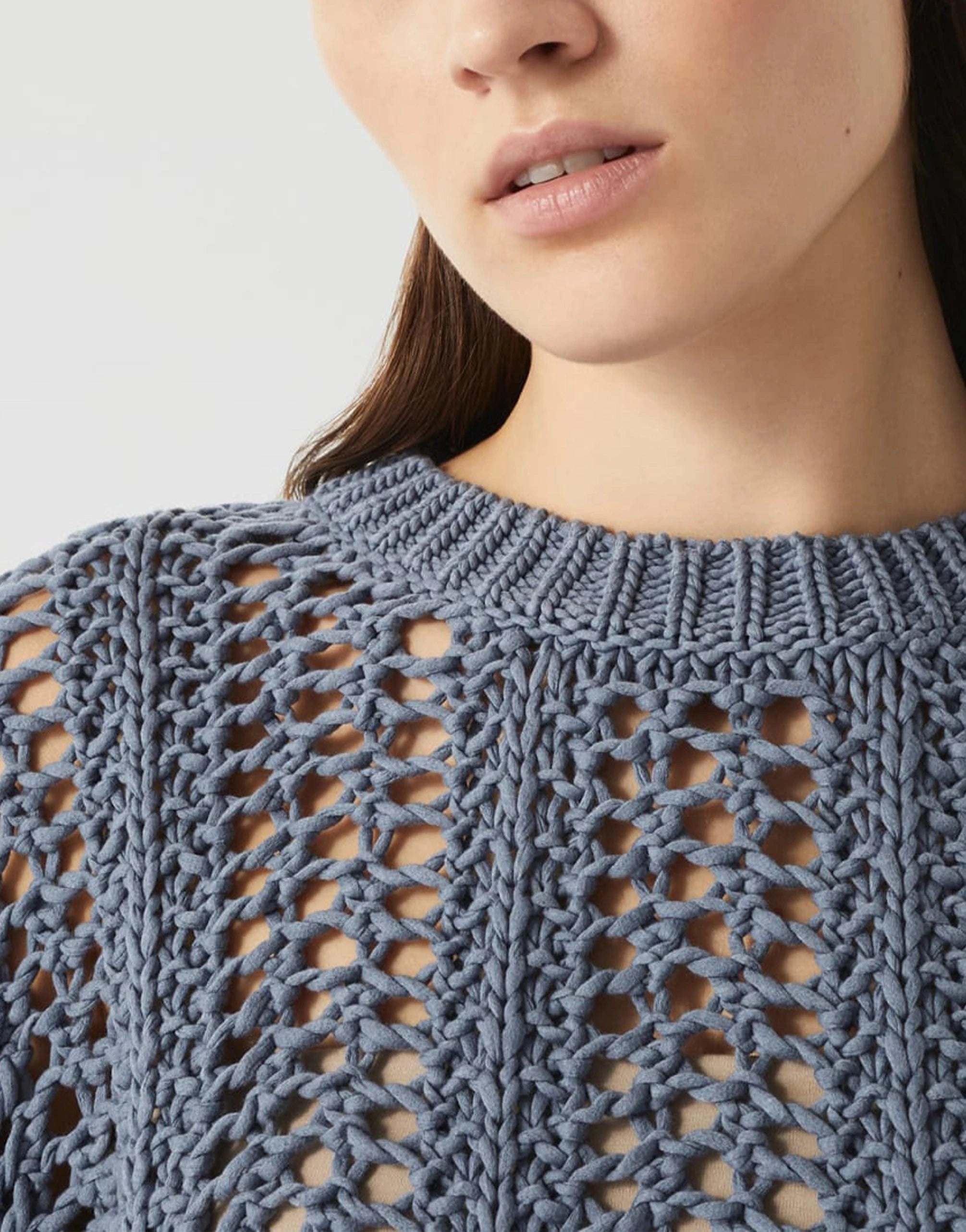 BRUNELLO CUCINELLI リブ編みセーター