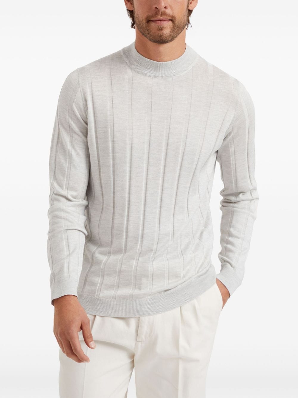 Brunello Cucinelli Ribbed Turtleneck Sweater